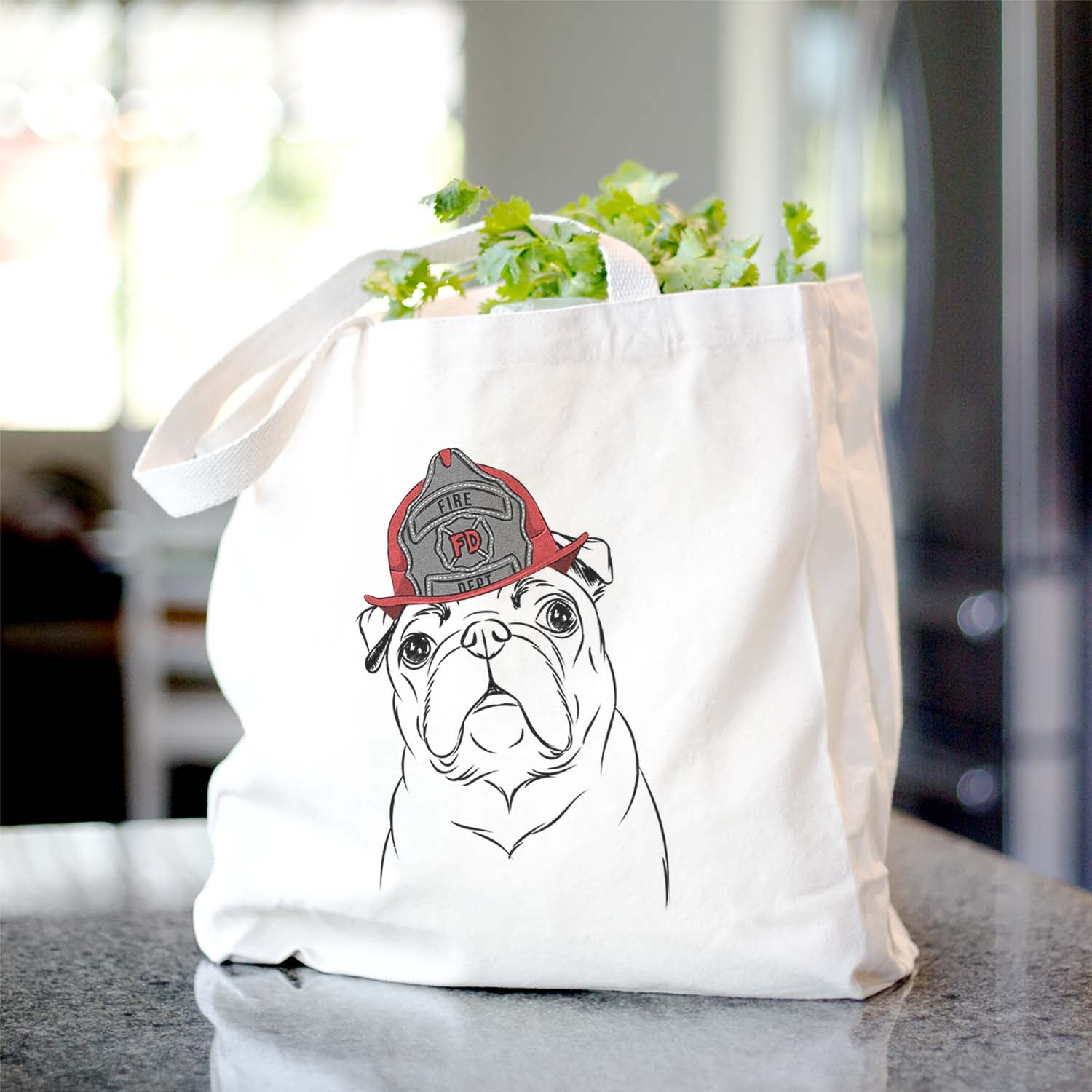 Darling Chloe the Pug - Tote Bag