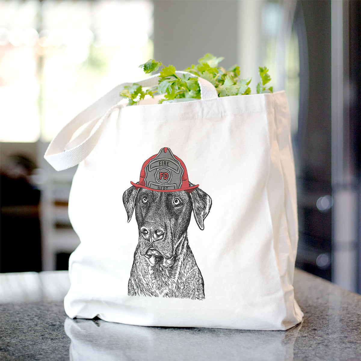 David the Boxador - Tote Bag