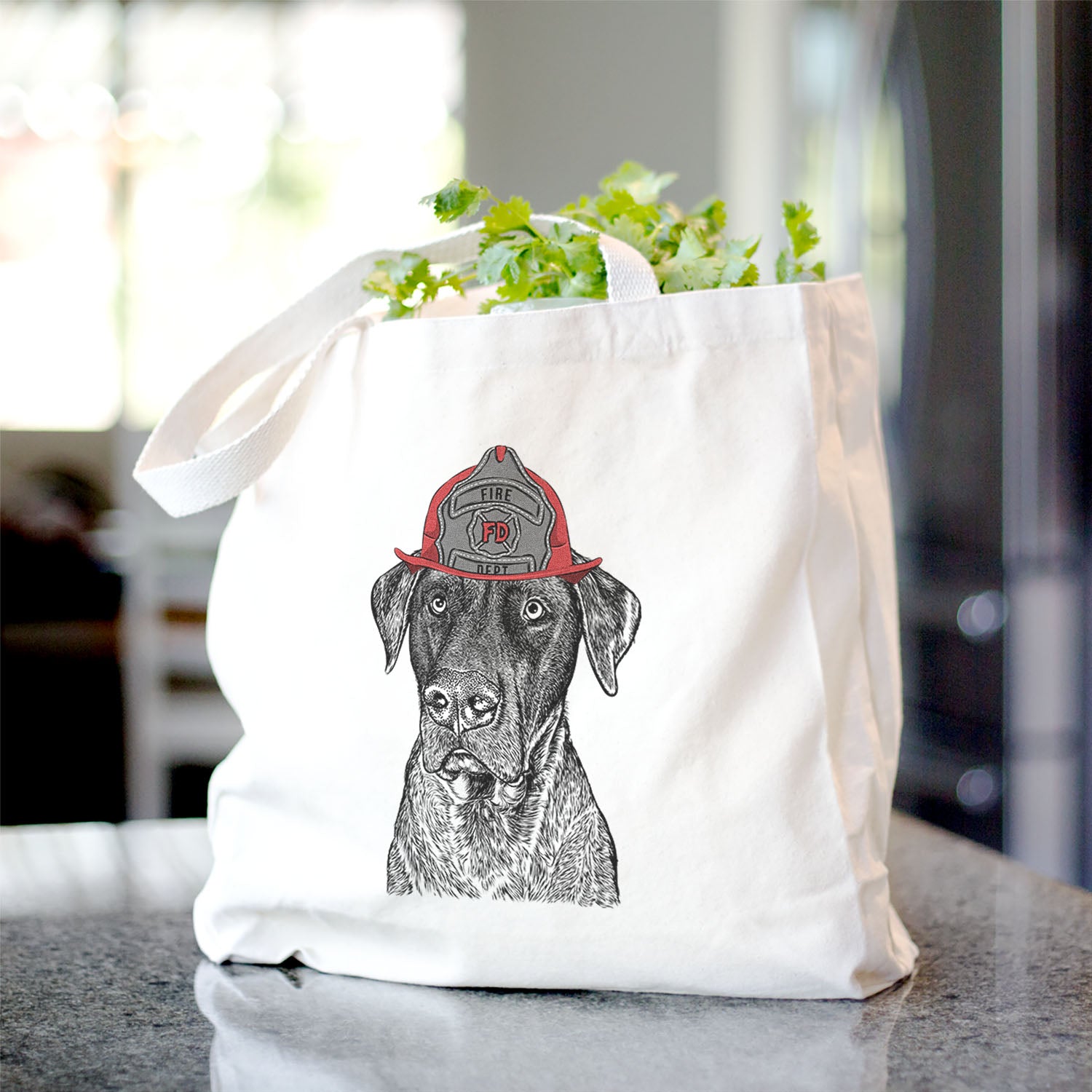 David the Boxador - Tote Bag