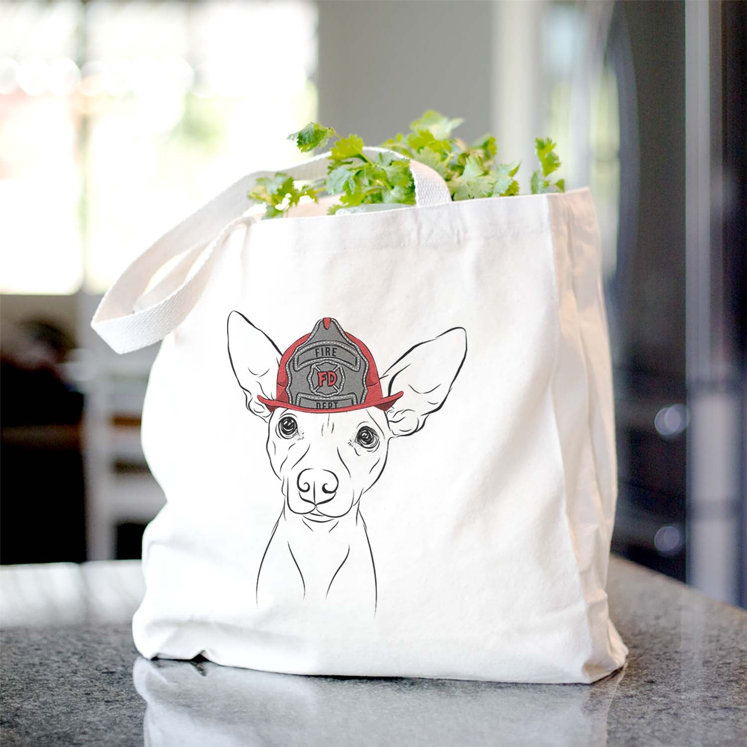 Desi the American Hairless Terrier - Tote Bag