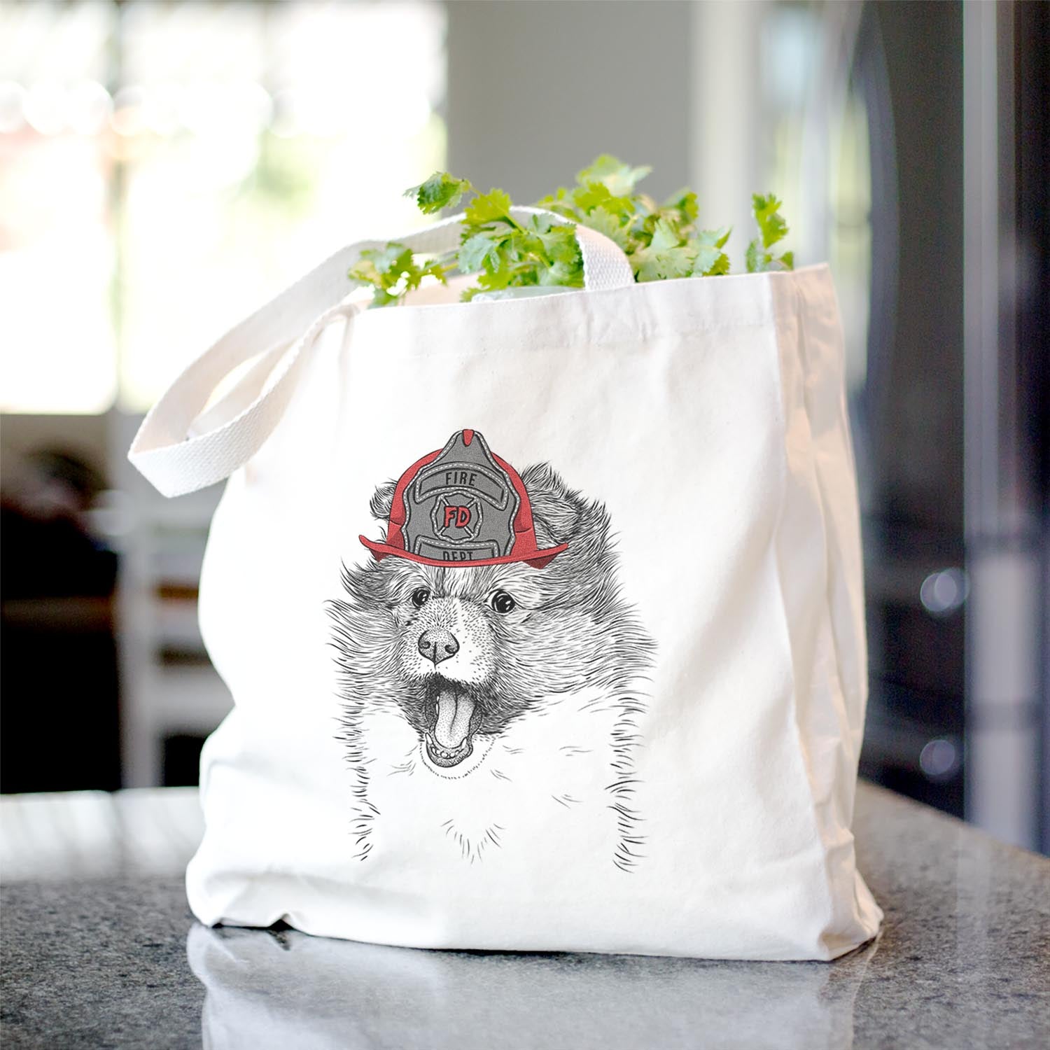 Dylan the Shetland Sheepdog - Tote Bag