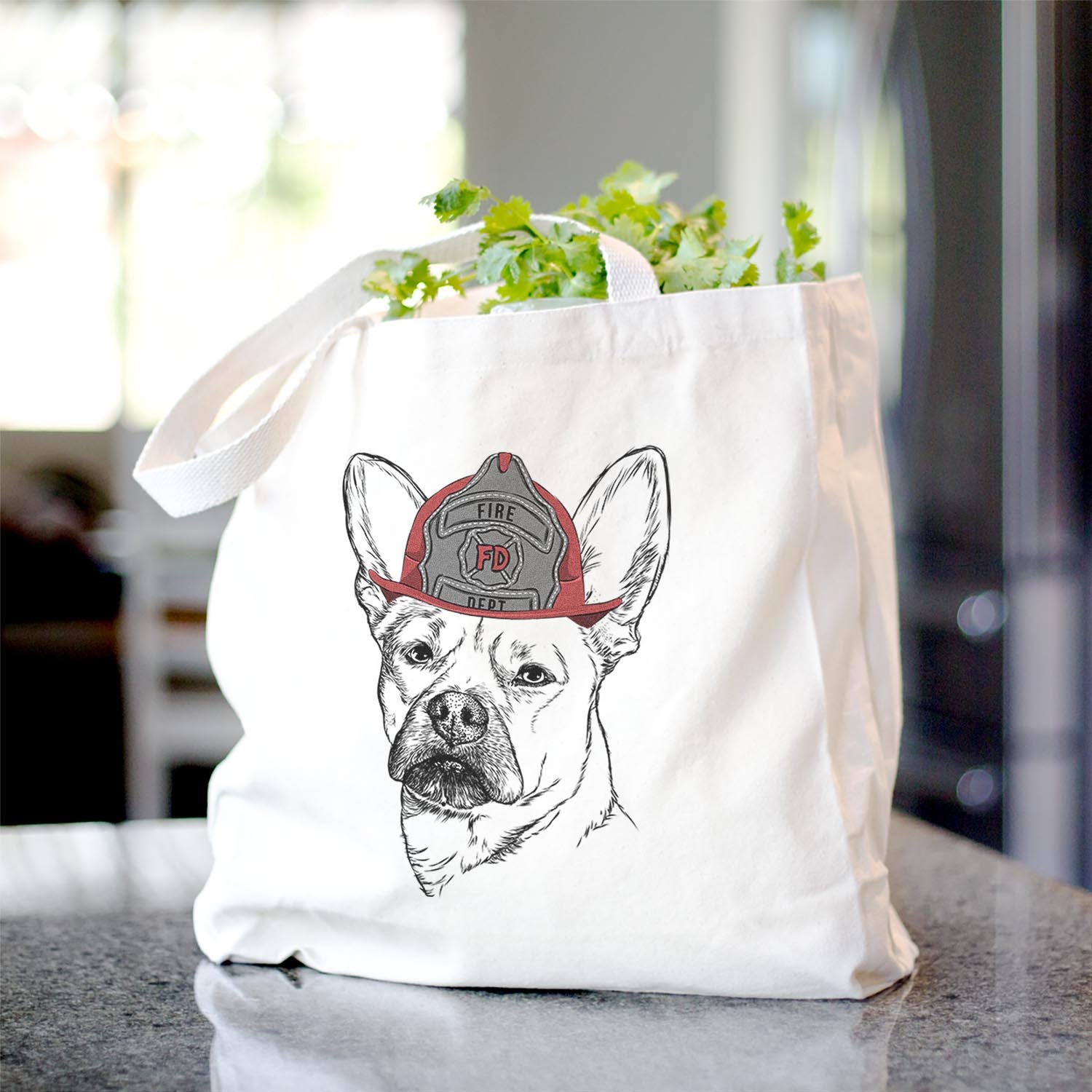 Frankie the Mixed Breed - Tote Bag