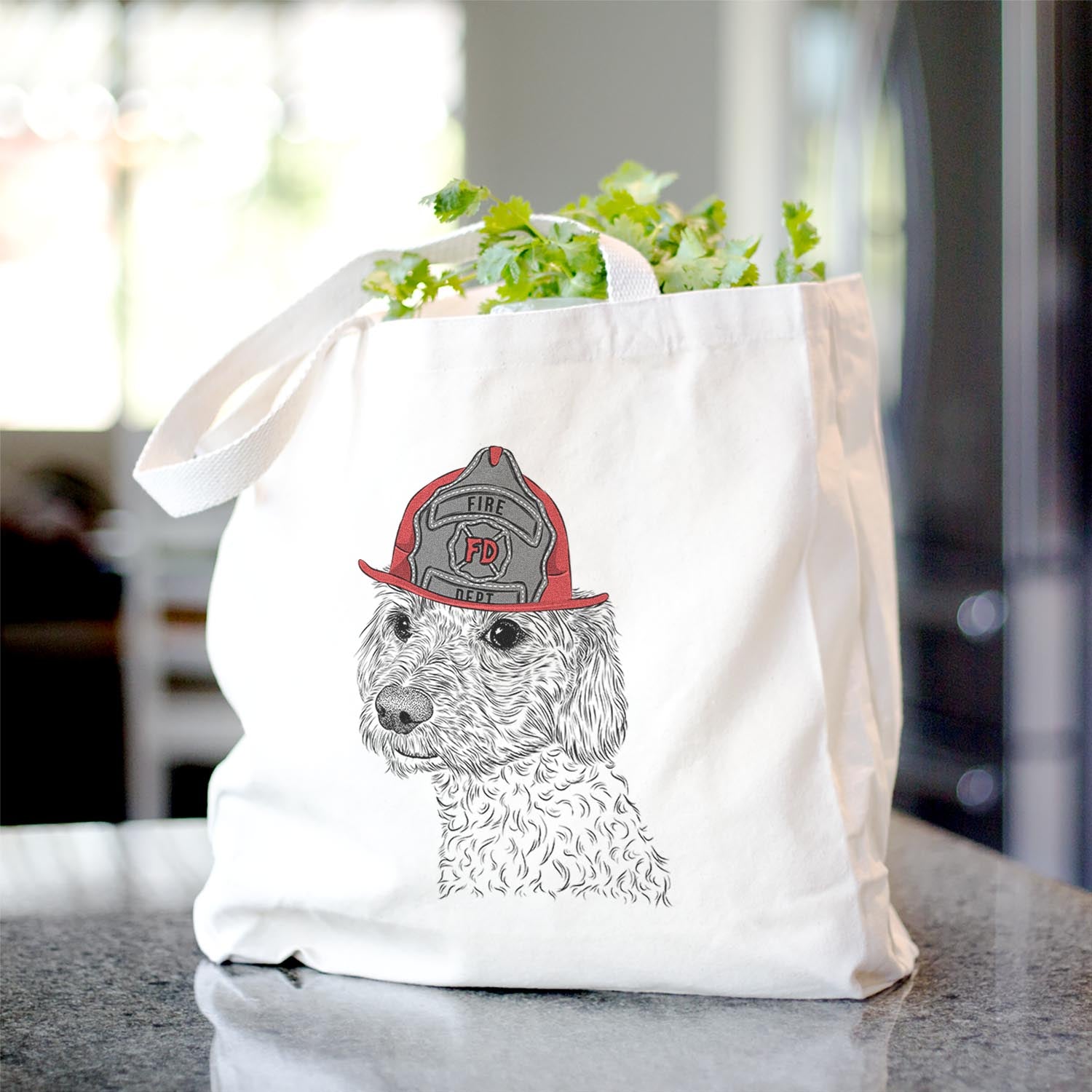 Georgie Boy the Mixed Breed - Tote Bag