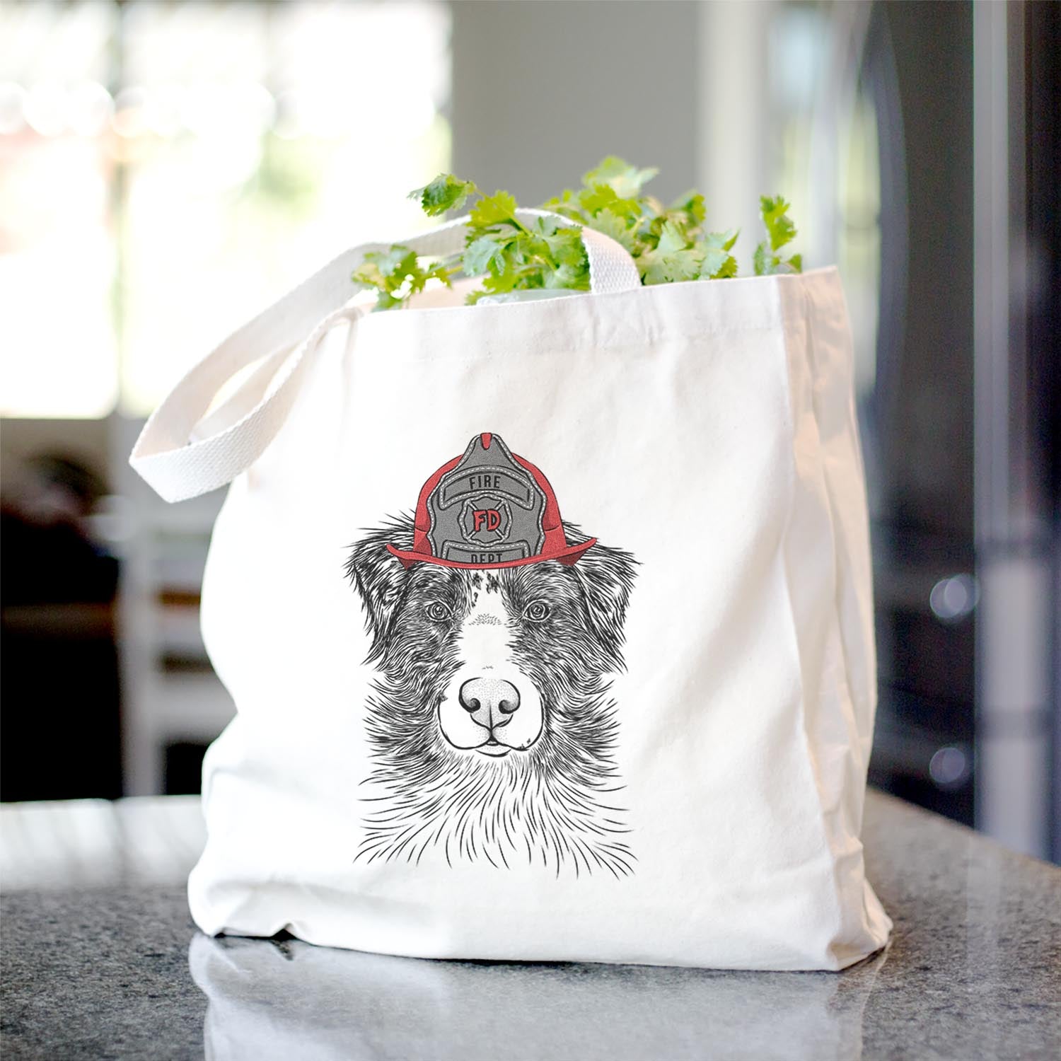 Gram the Australian Shepherd - Tote Bag