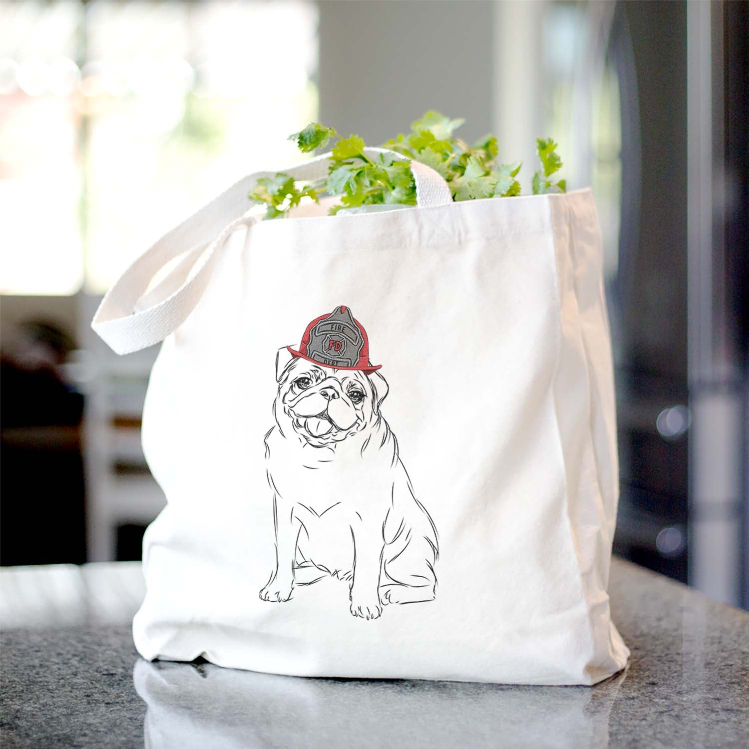 Higgins the Pug - Tote Bag