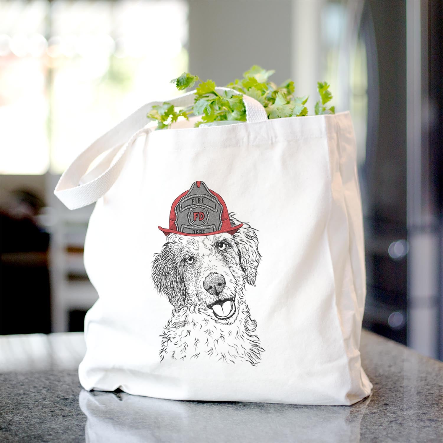 Hoge the Aussiedoodle - Tote Bag