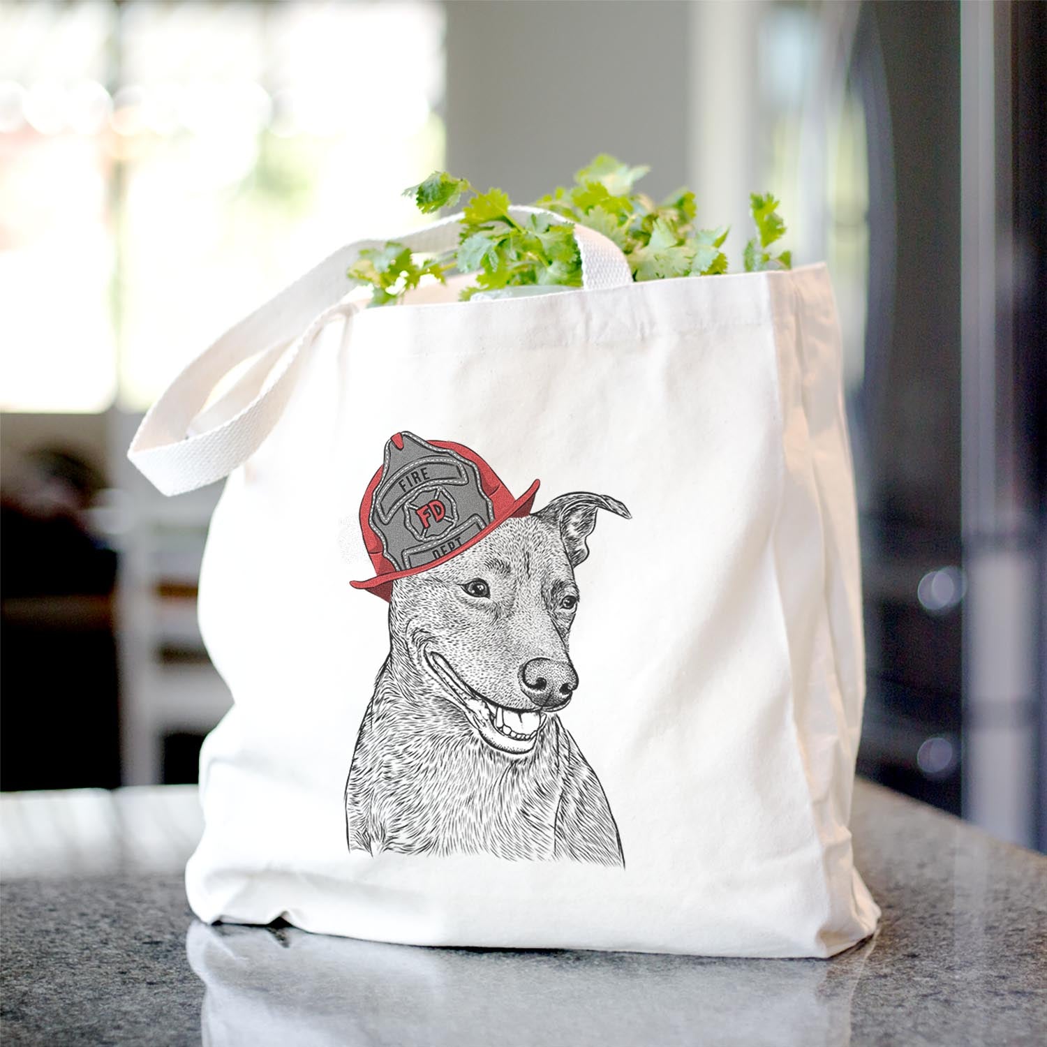 Honey the Lab Pit Mix - Tote Bag