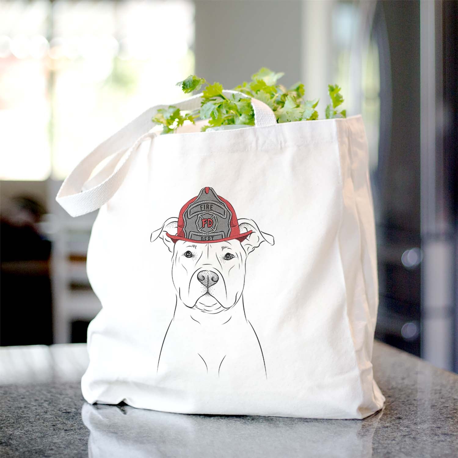 Jethro the American Staffordshire Terrier - Tote Bag