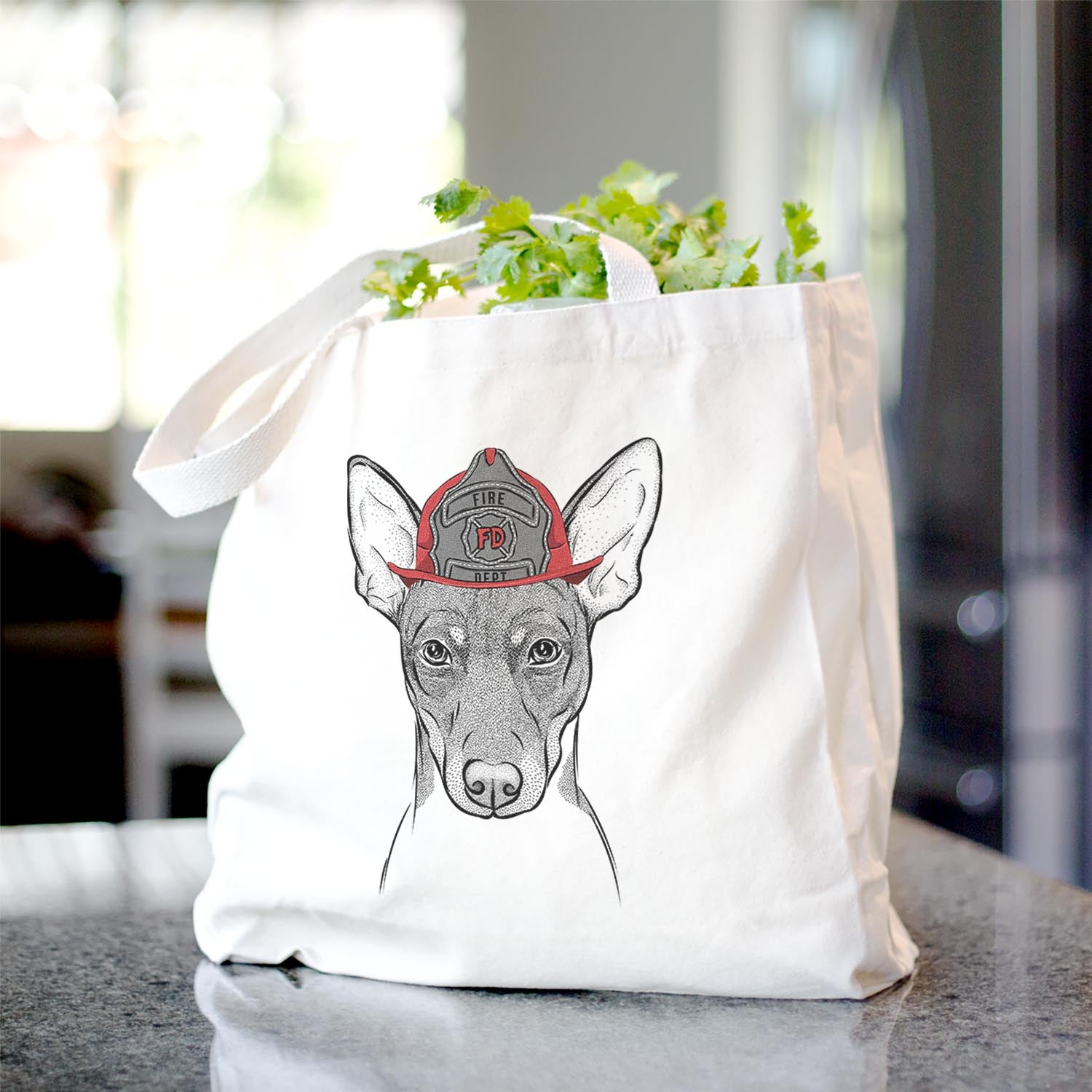 Knox the Rat Terrier - Tote Bag