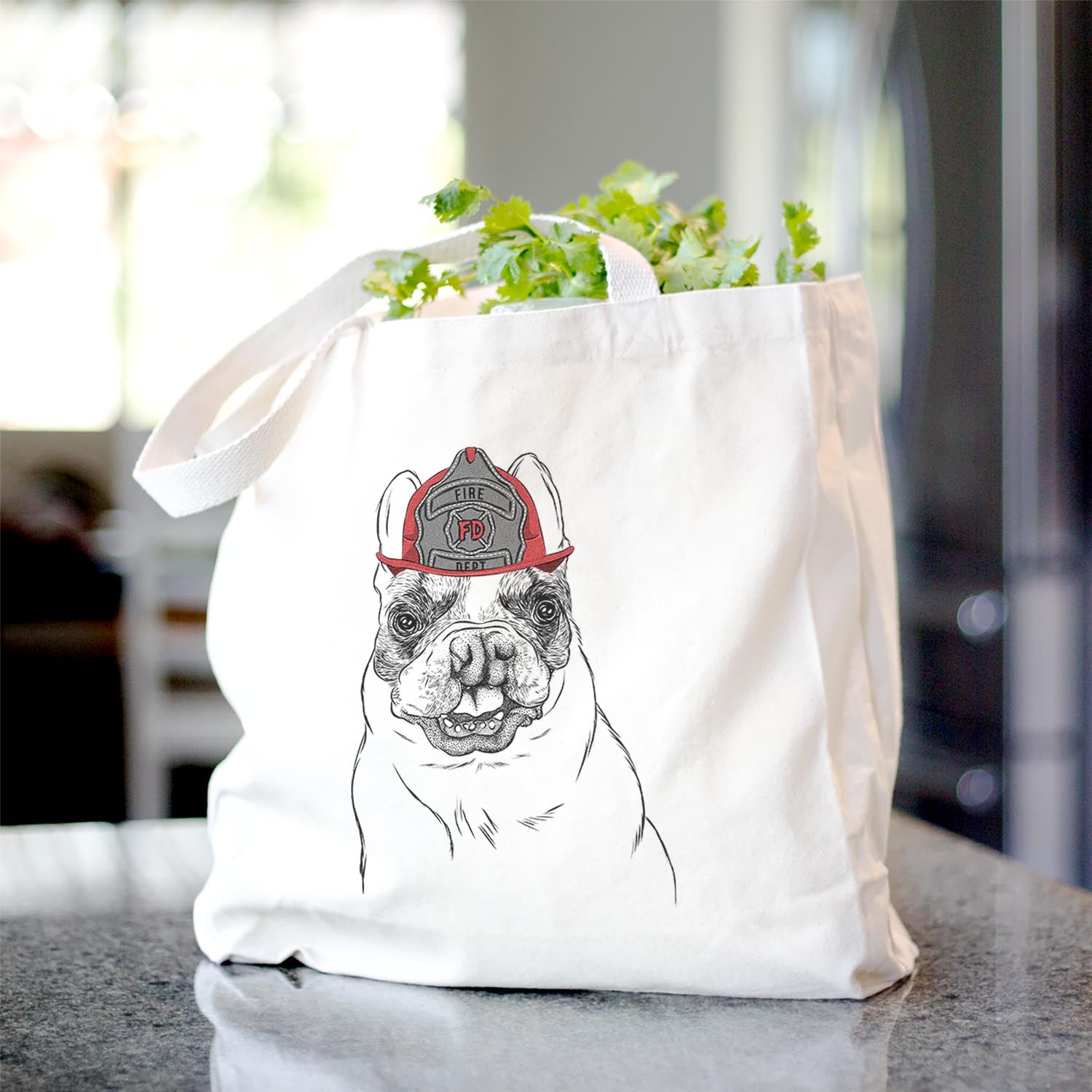 Lentil the French Bulldog - Tote Bag