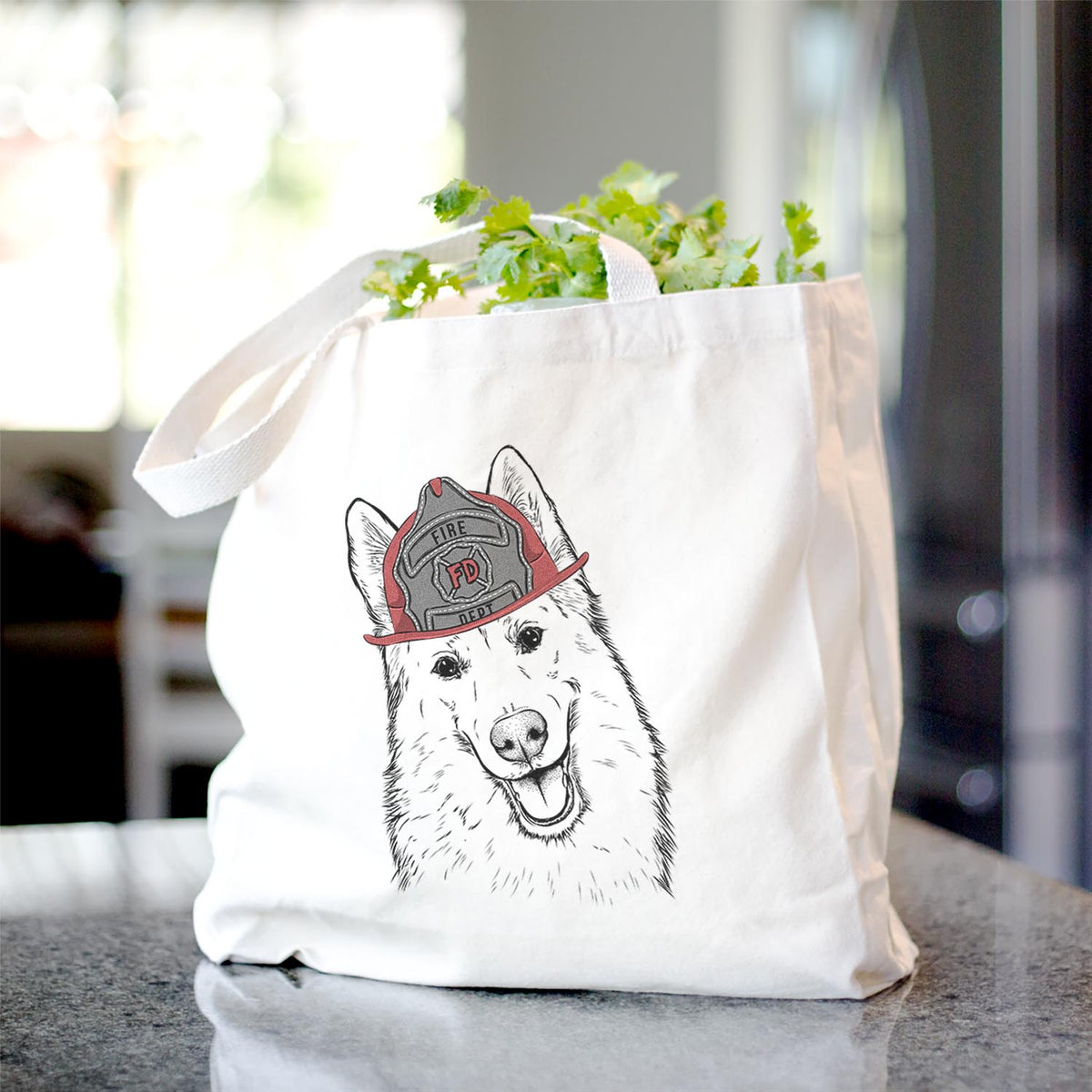 Loki the Husky Shepherd Mix - Tote Bag