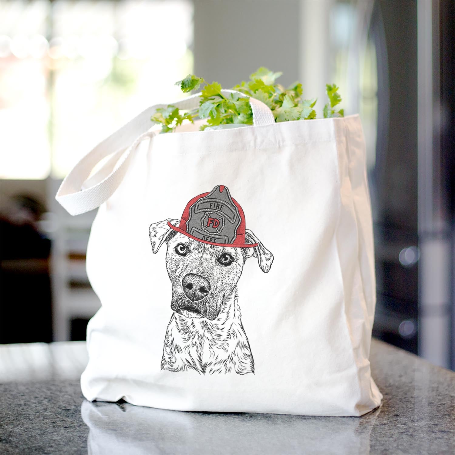 Monster Baby the Pitbull Mix - Tote Bag