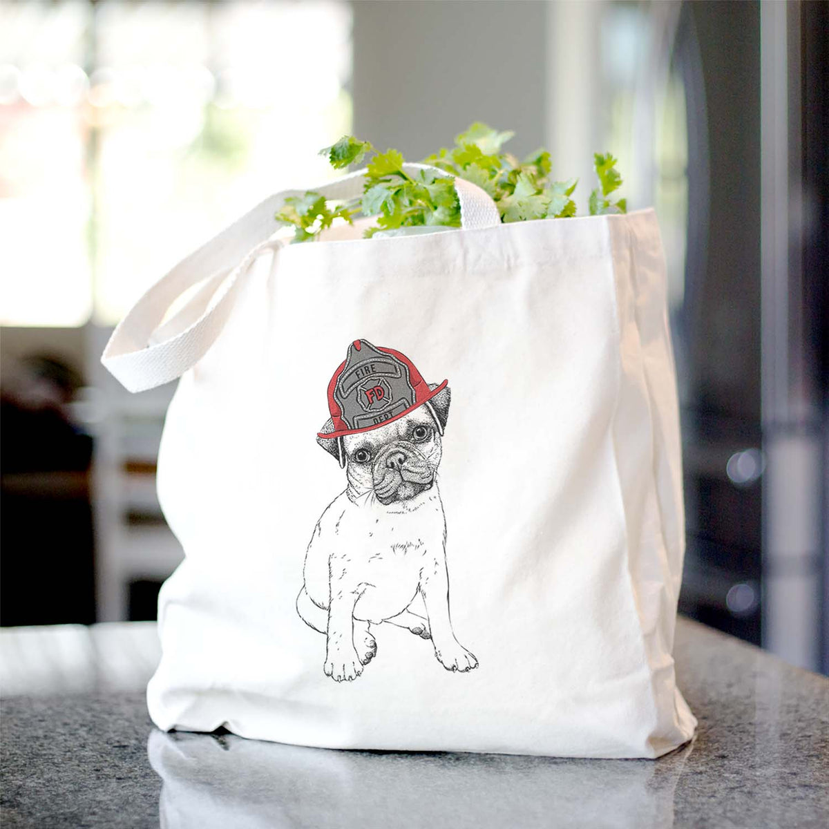 Nelson the Pug - Tote Bag