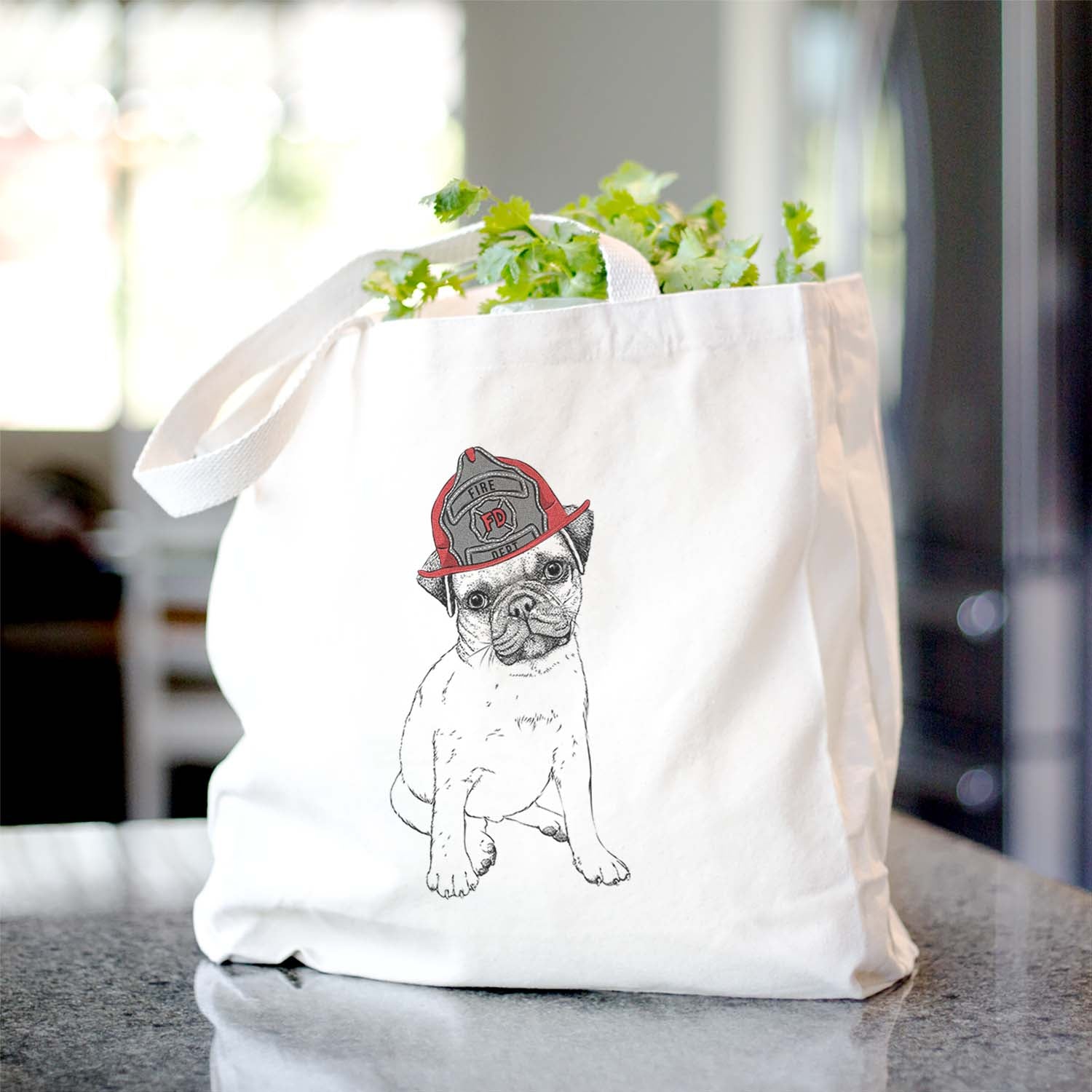 Nelson the Pug - Tote Bag