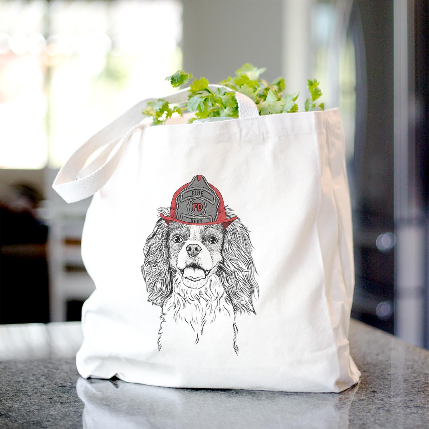 Poppy the Cavalier King Charles Spaniel - Tote Bag