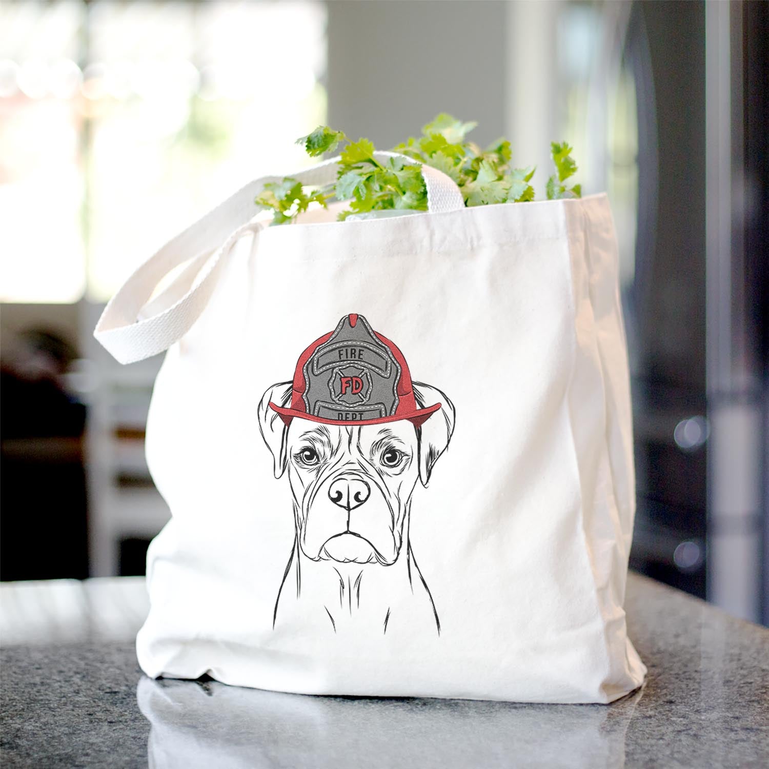 Reese the Boxer - Tote Bag