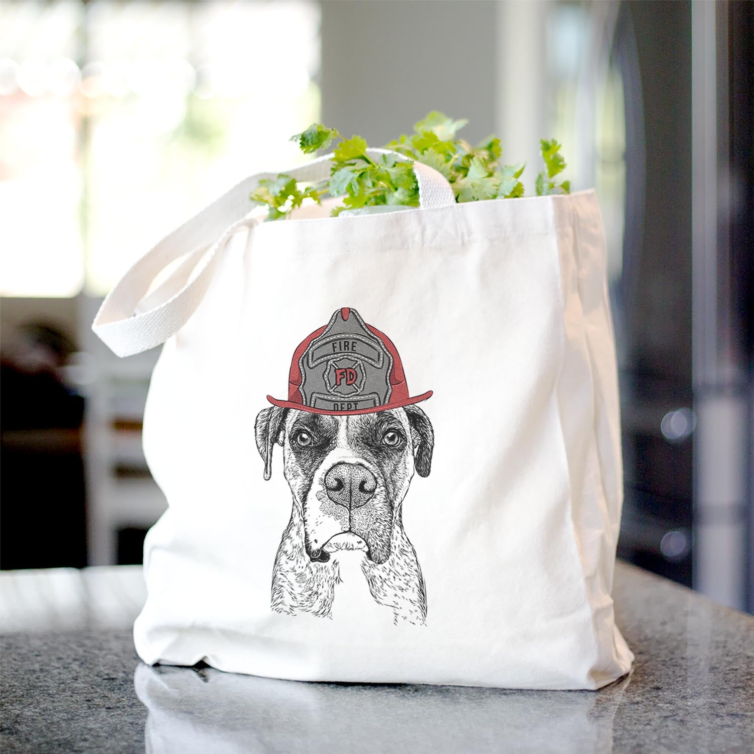 Rowdy Rex the Boxer - Tote Bag