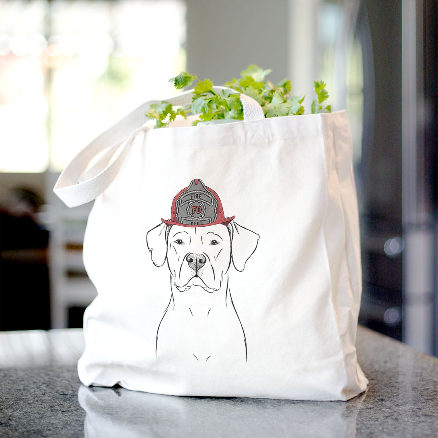 Rufio the Dogo Argentino - Tote Bag