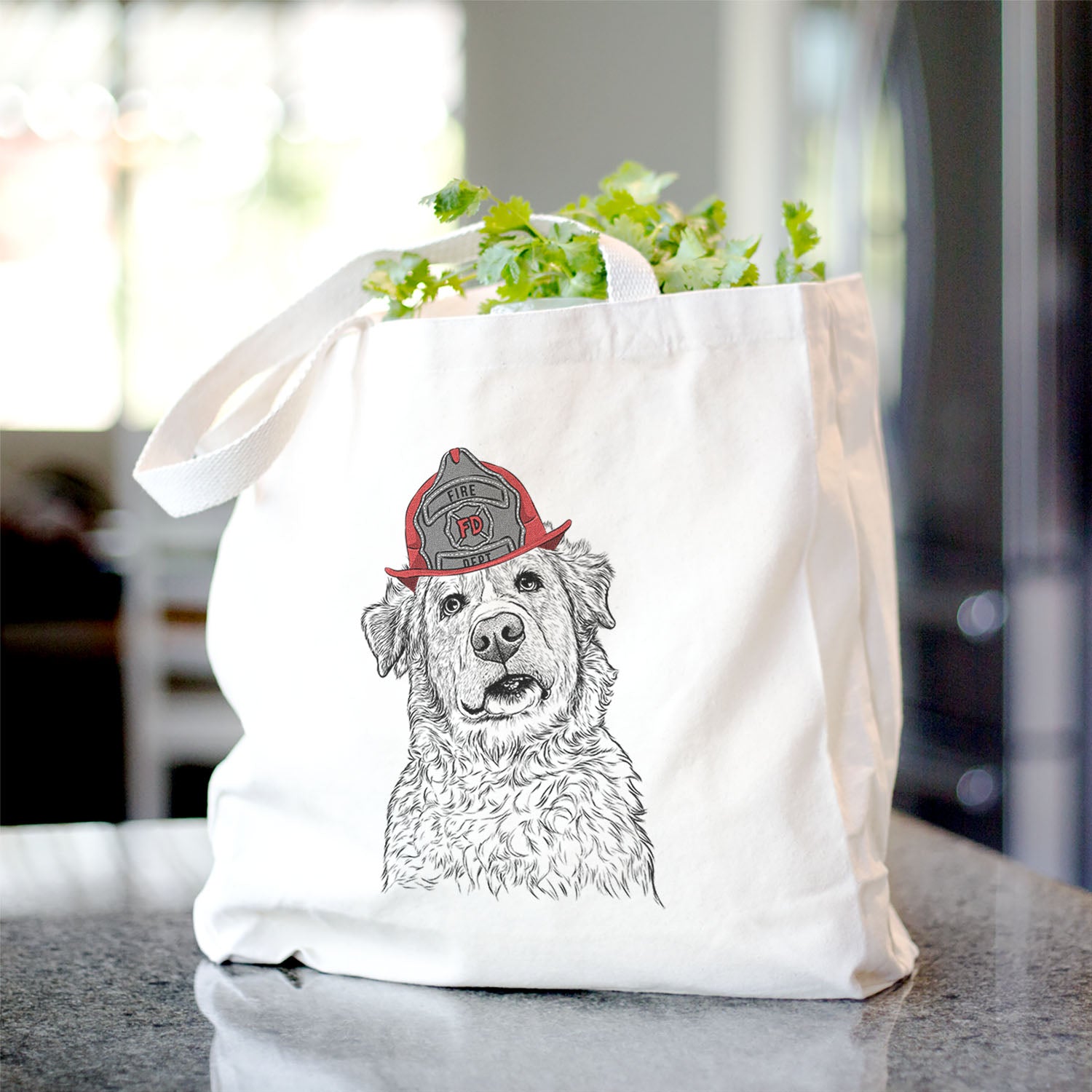 Smokey Jam the Middle Eastern Village Dog - Tote Bag