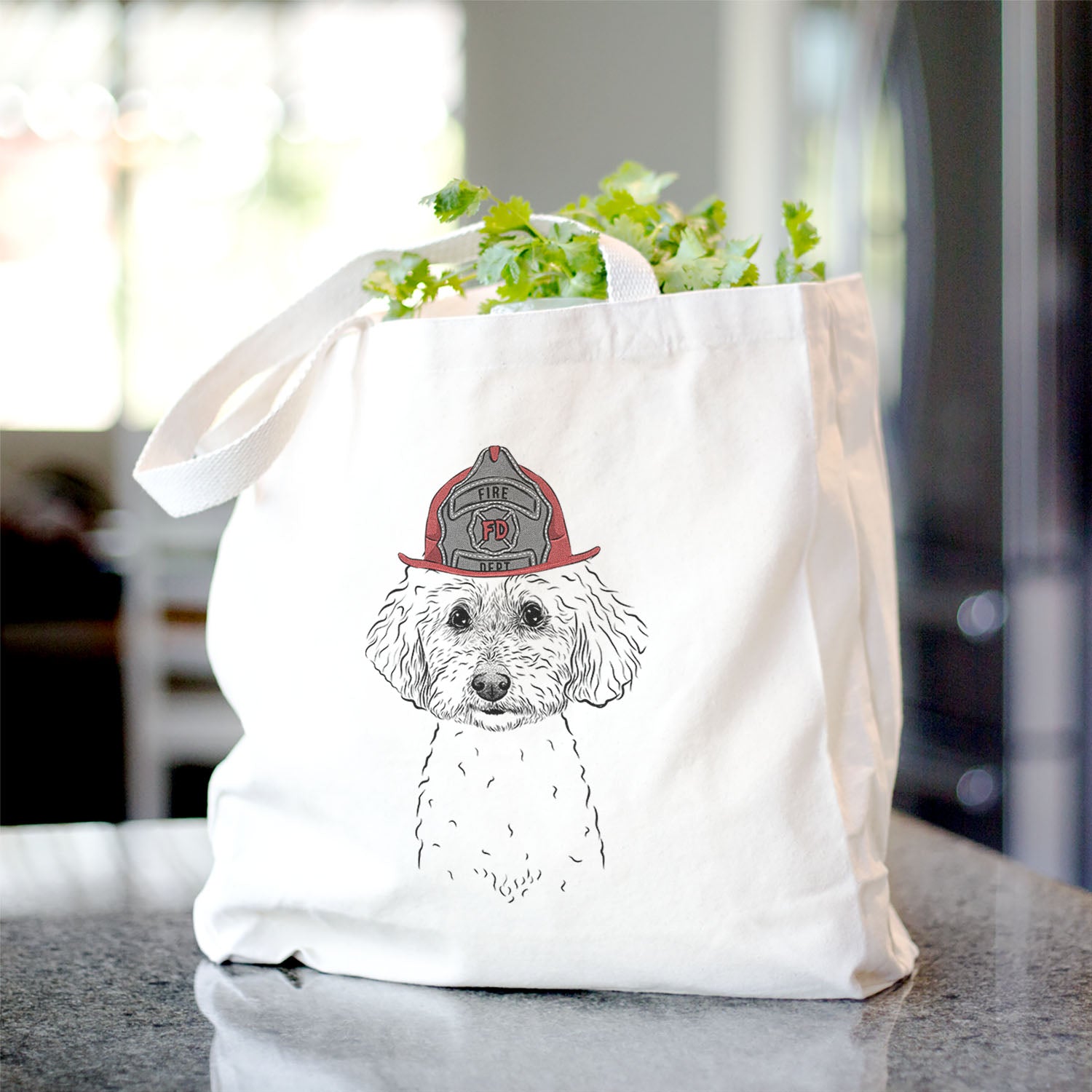 Stitch the Bichonpoo - Tote Bag