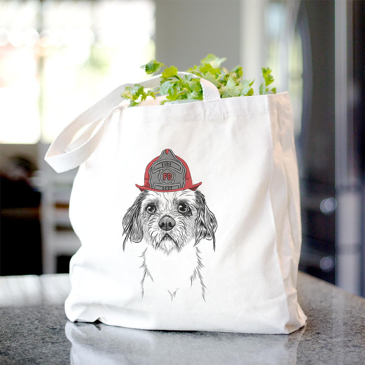 Tiny Tucker the Mixed Breed - Tote Bag