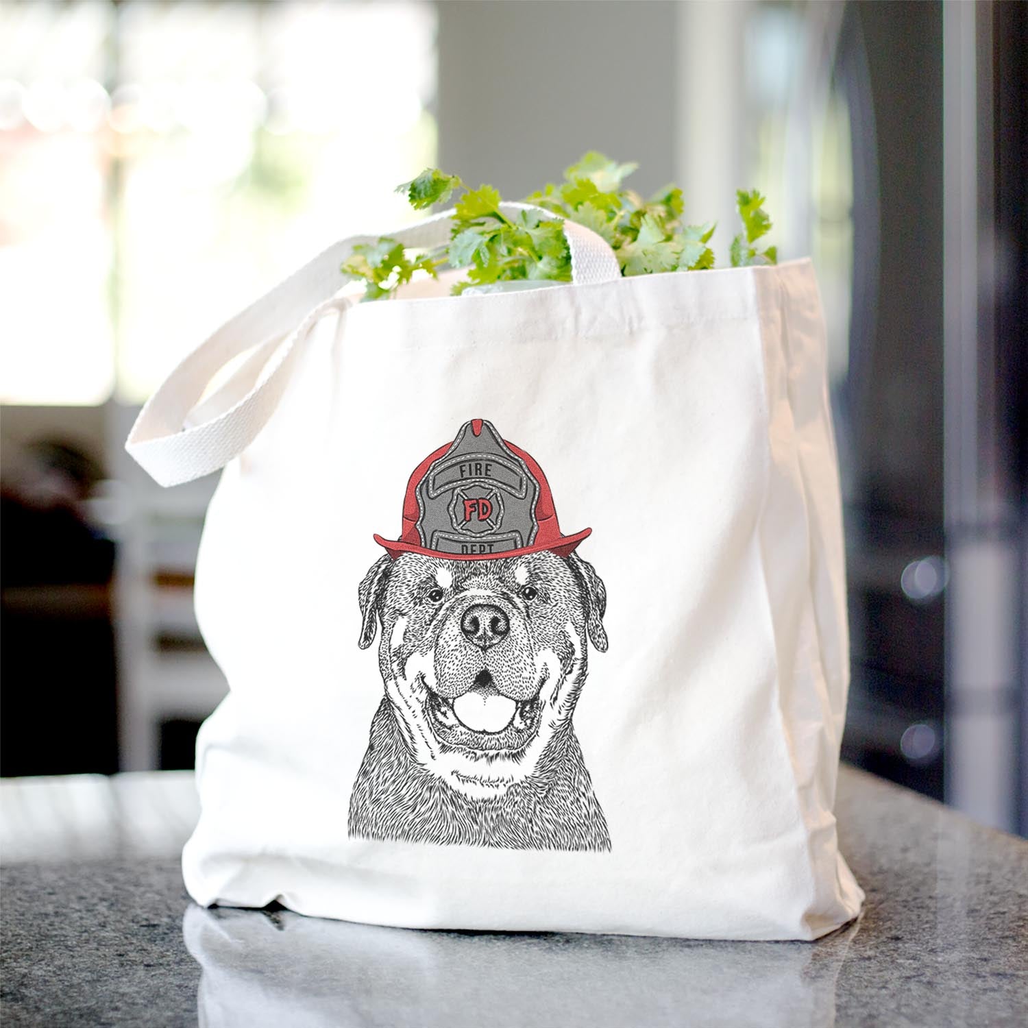 Titan the Rottweiler - Tote Bag