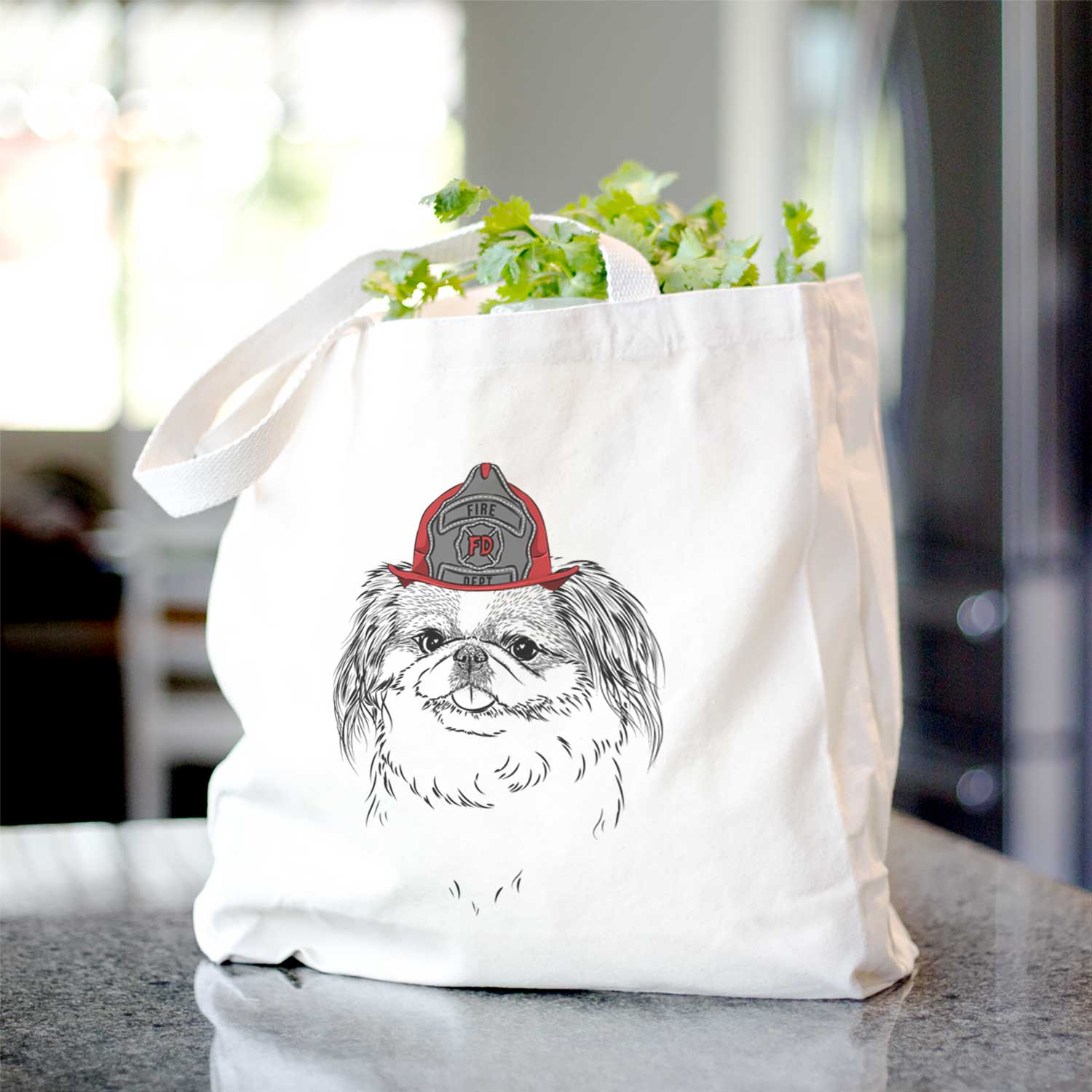 Abra Bean the Pekingese - Tote Bag