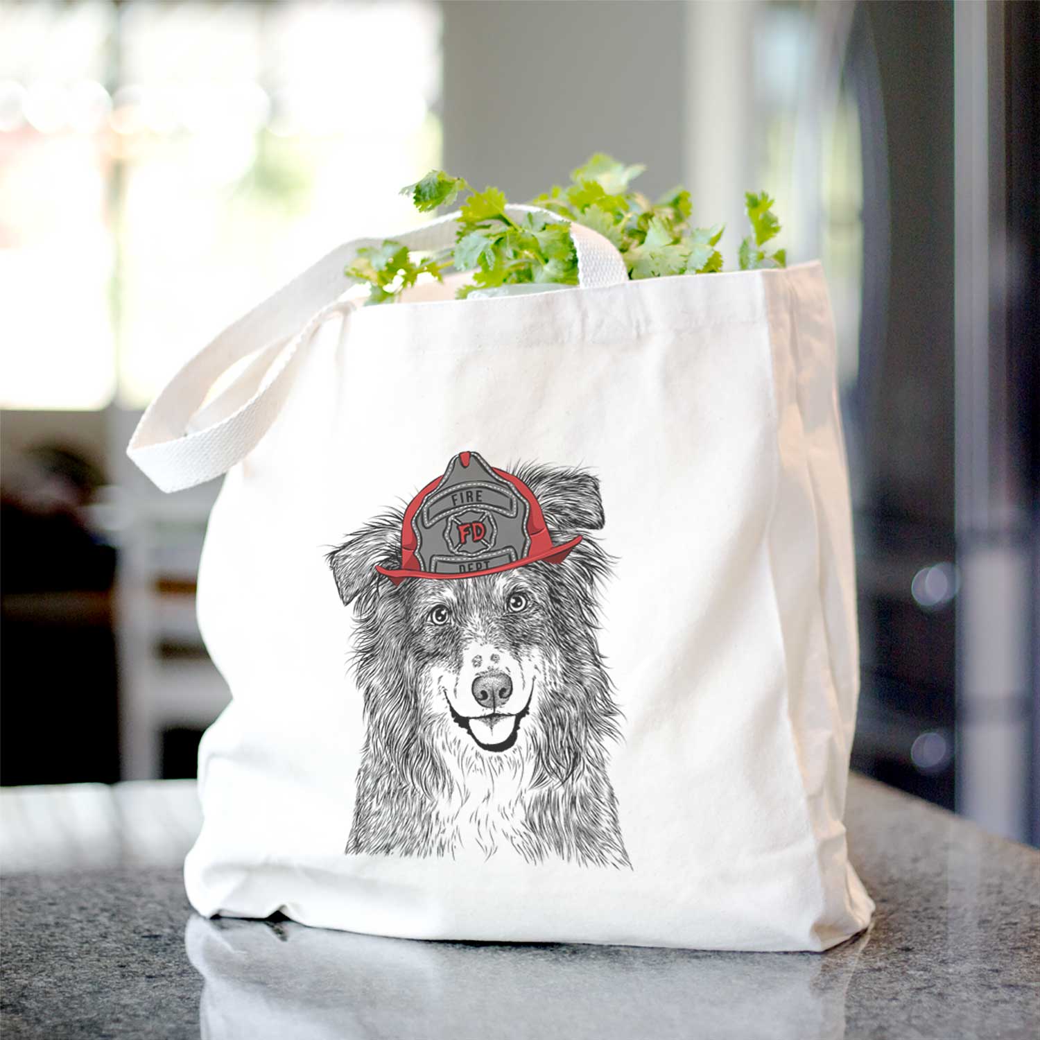 Aushe the Australian Shepherd - Tote Bag