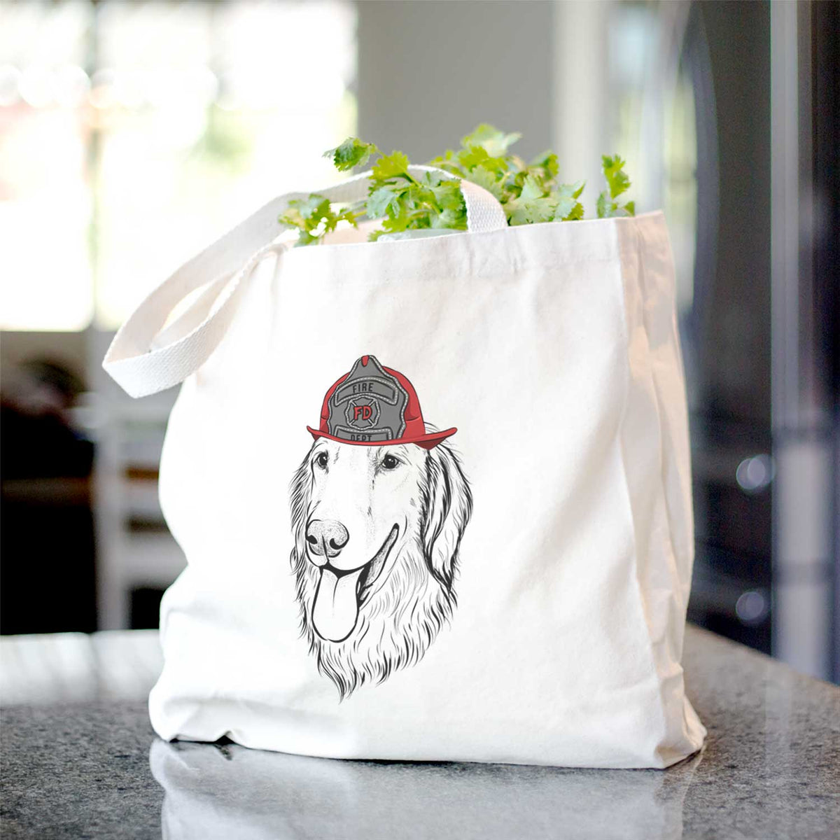 Bailey the Golden Retriever - Tote Bag