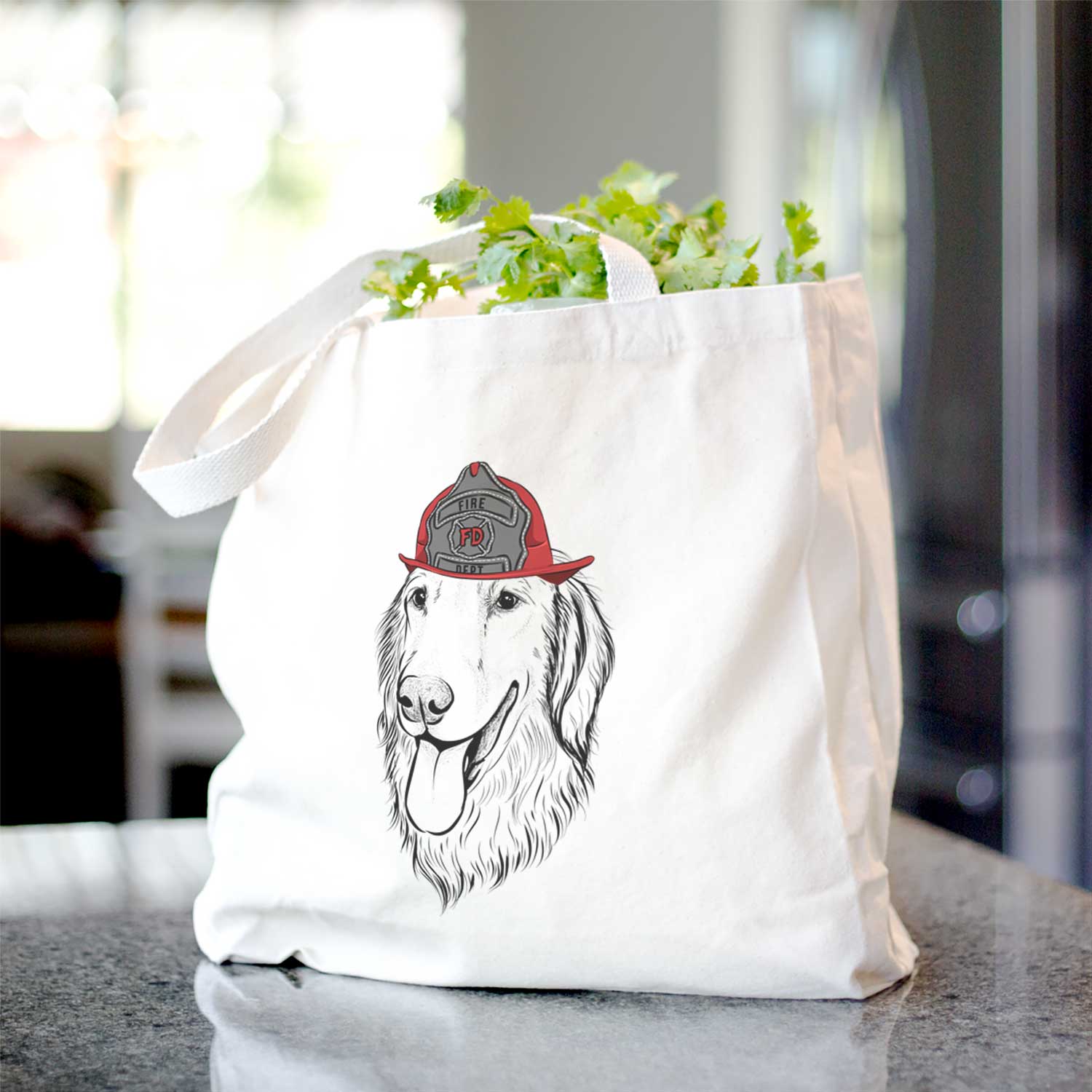 Bailey the Golden Retriever - Tote Bag