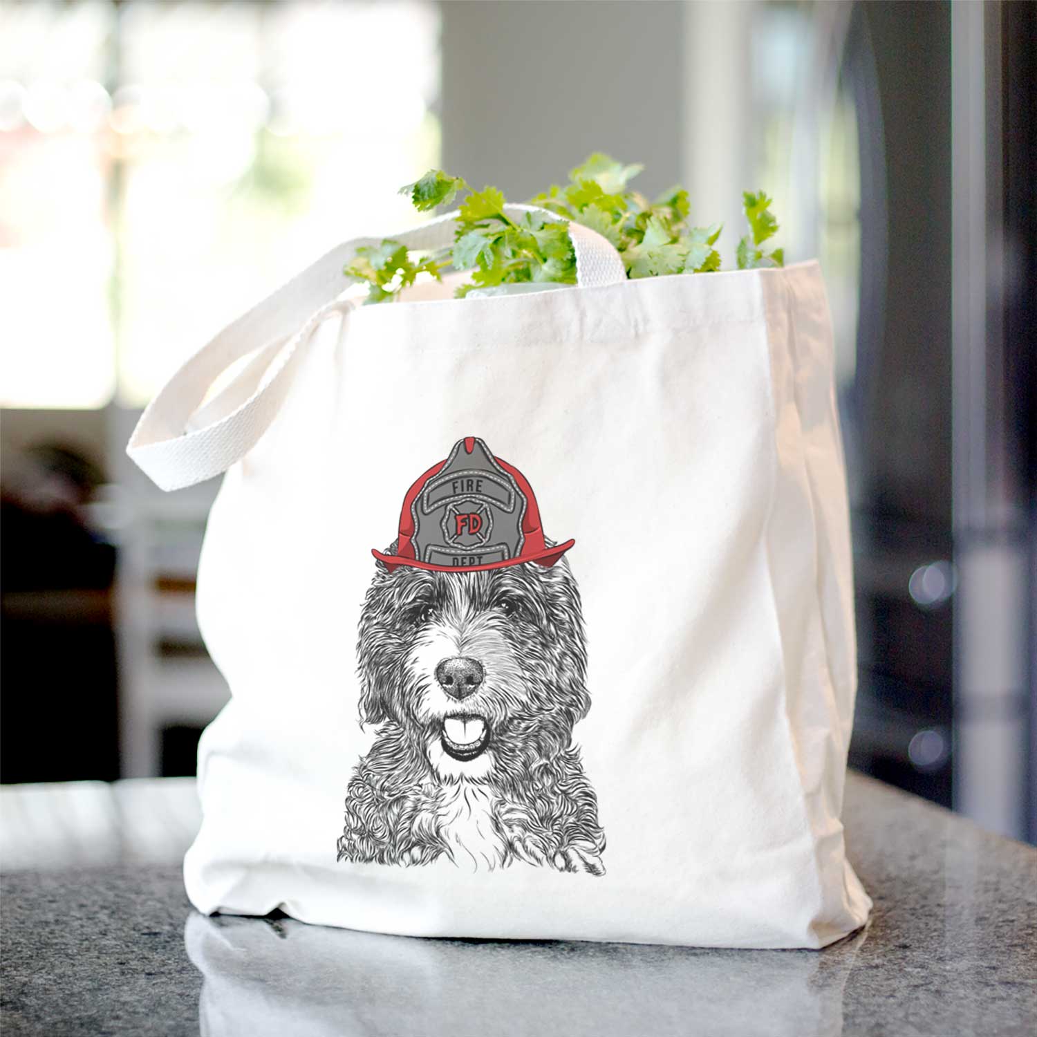 Bash the Bernedoodle - Tote Bag