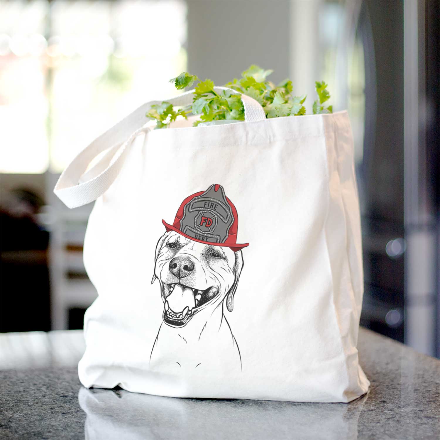 Beemer the Boxer Pitbull Terrier Mix - Tote Bag