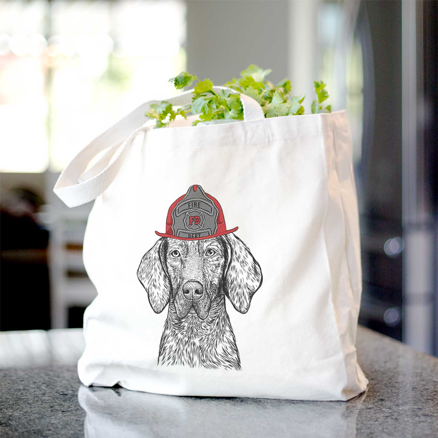 Boone the Plott Hound - Tote Bag