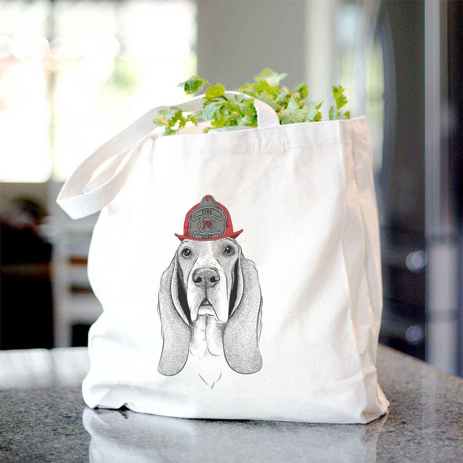 Buckley the Basset Hound - Tote Bag