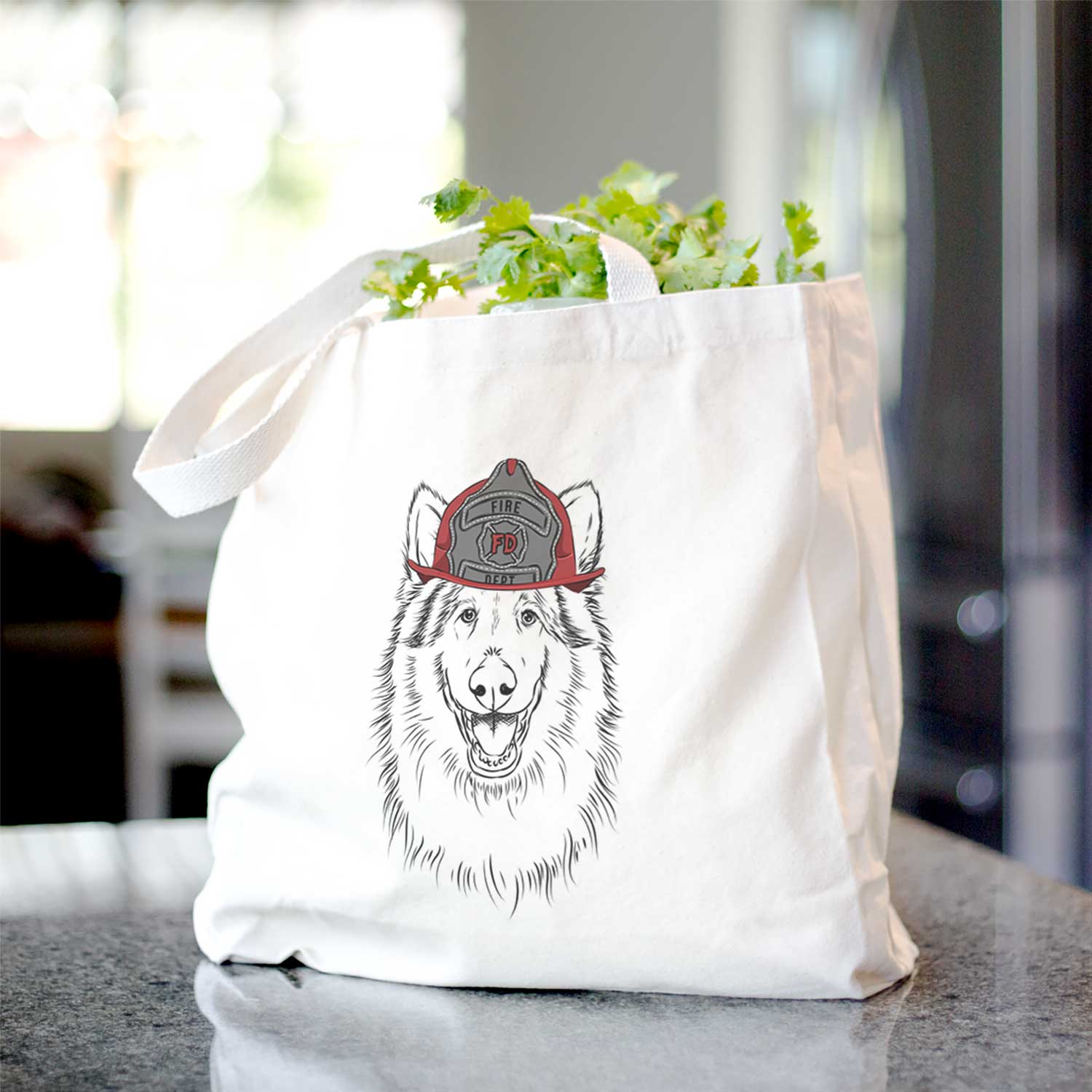 Cannon the Rough Collie - Tote Bag