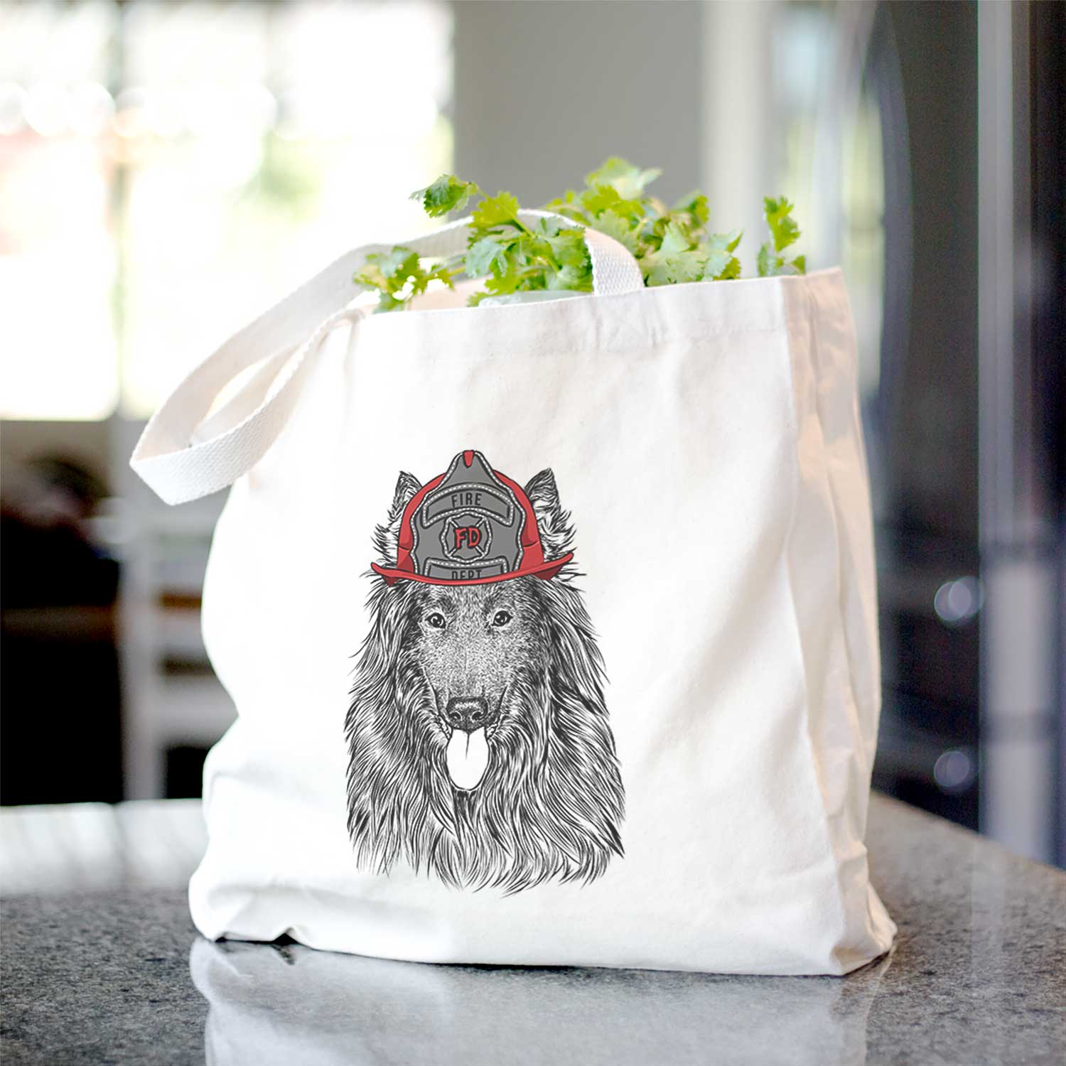 Daan the Belgian Shepherd - Tote Bag