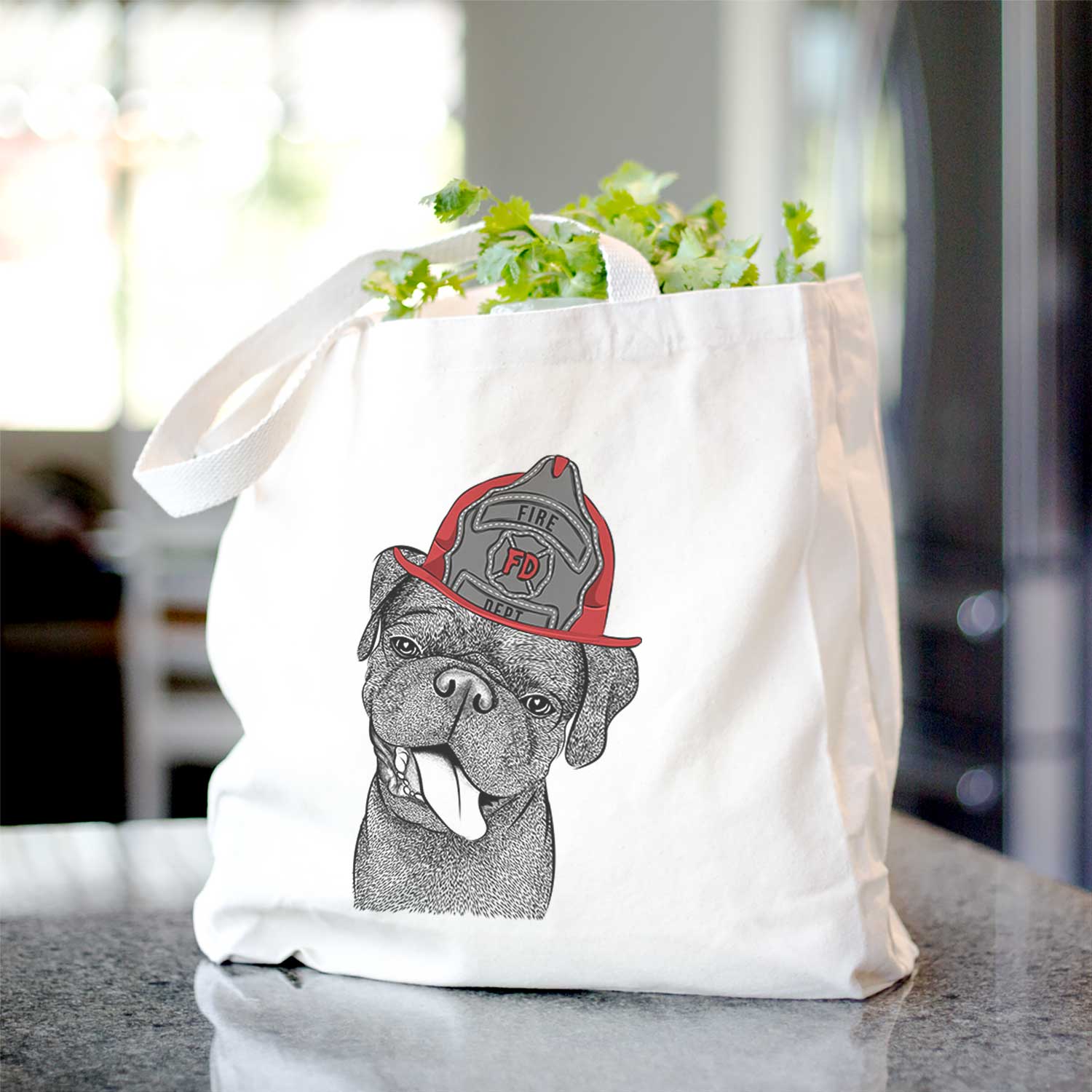 Dudley Danger the Pug - Tote Bag