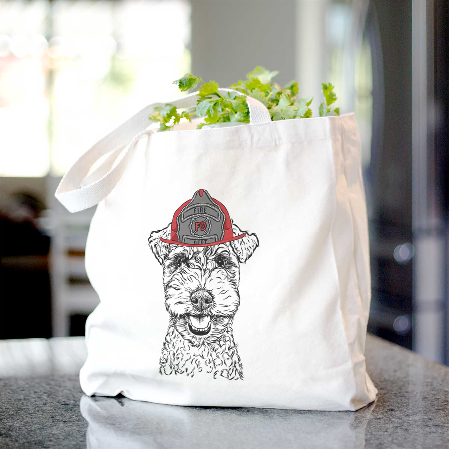 Fintan the Irish Troodle - Tote Bag