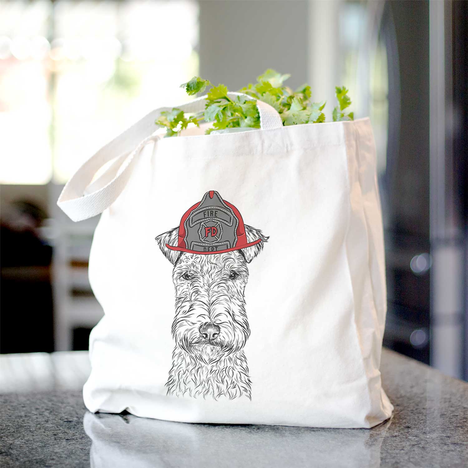 Frida the Lakeland Terrier - Tote Bag