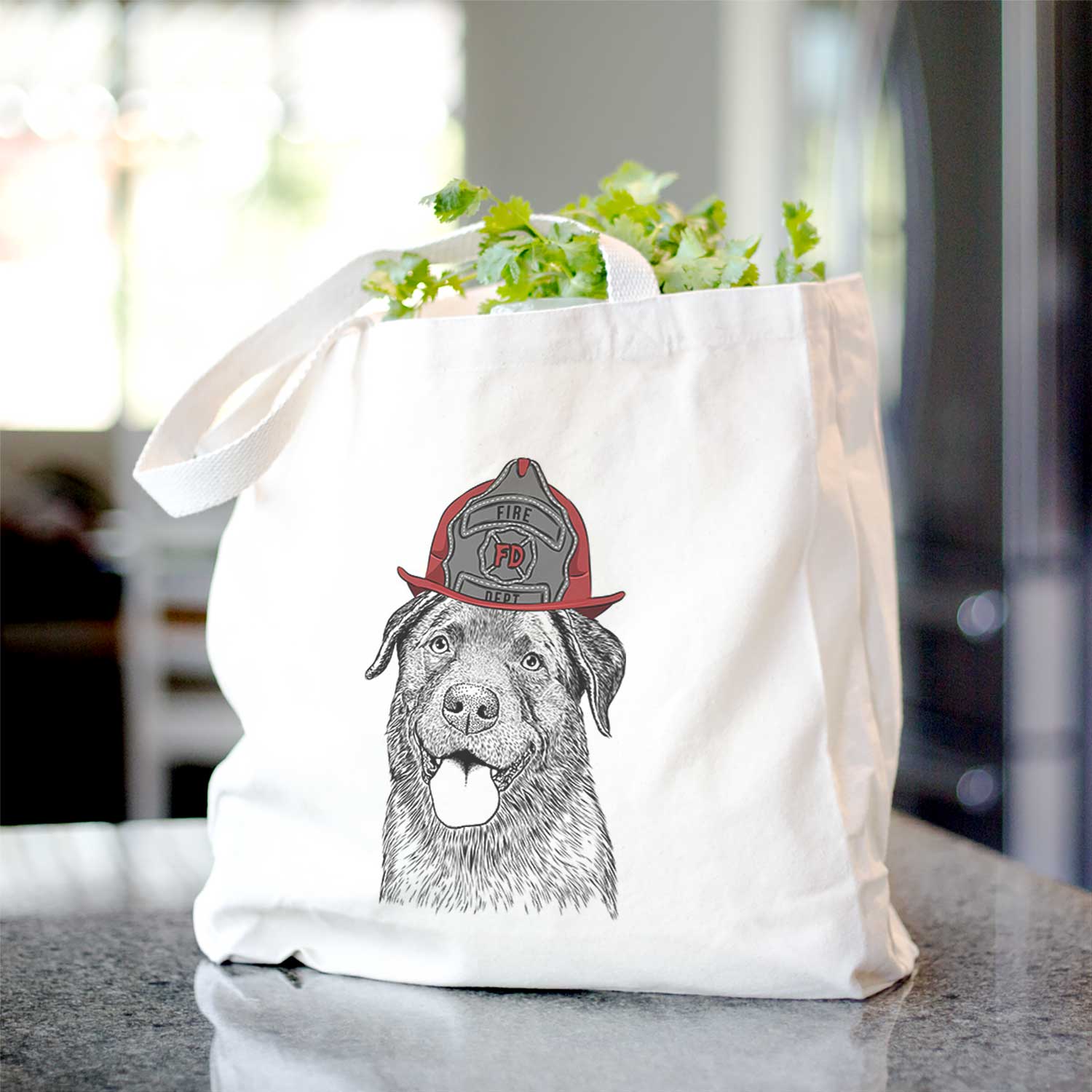 Gonzo the Chocolate Lab - Tote Bag