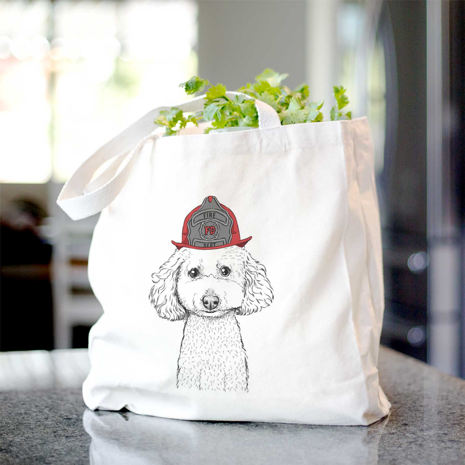 Guinness the Toy Poodle Mix - Tote Bag