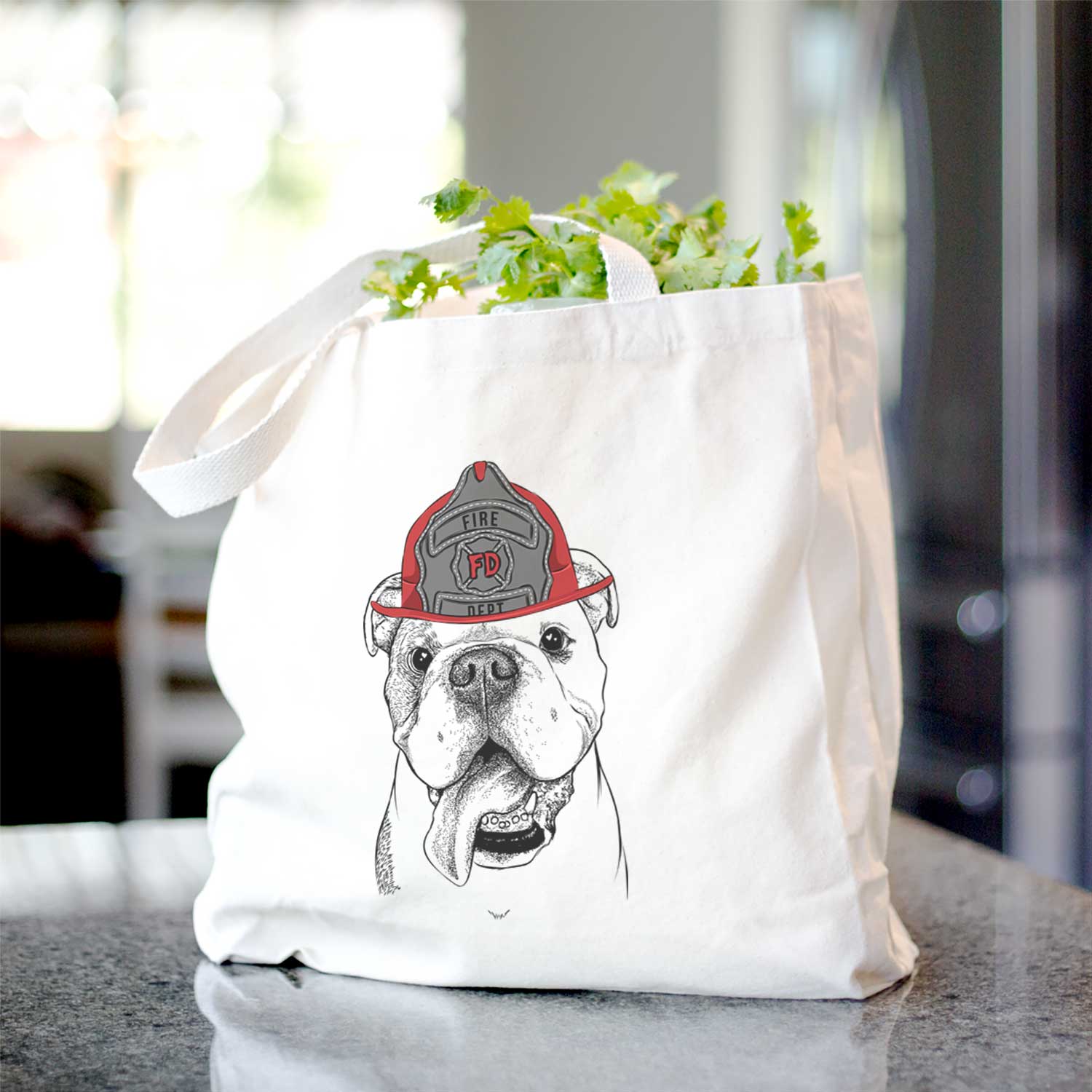 Hank the English Bulldog - Tote Bag