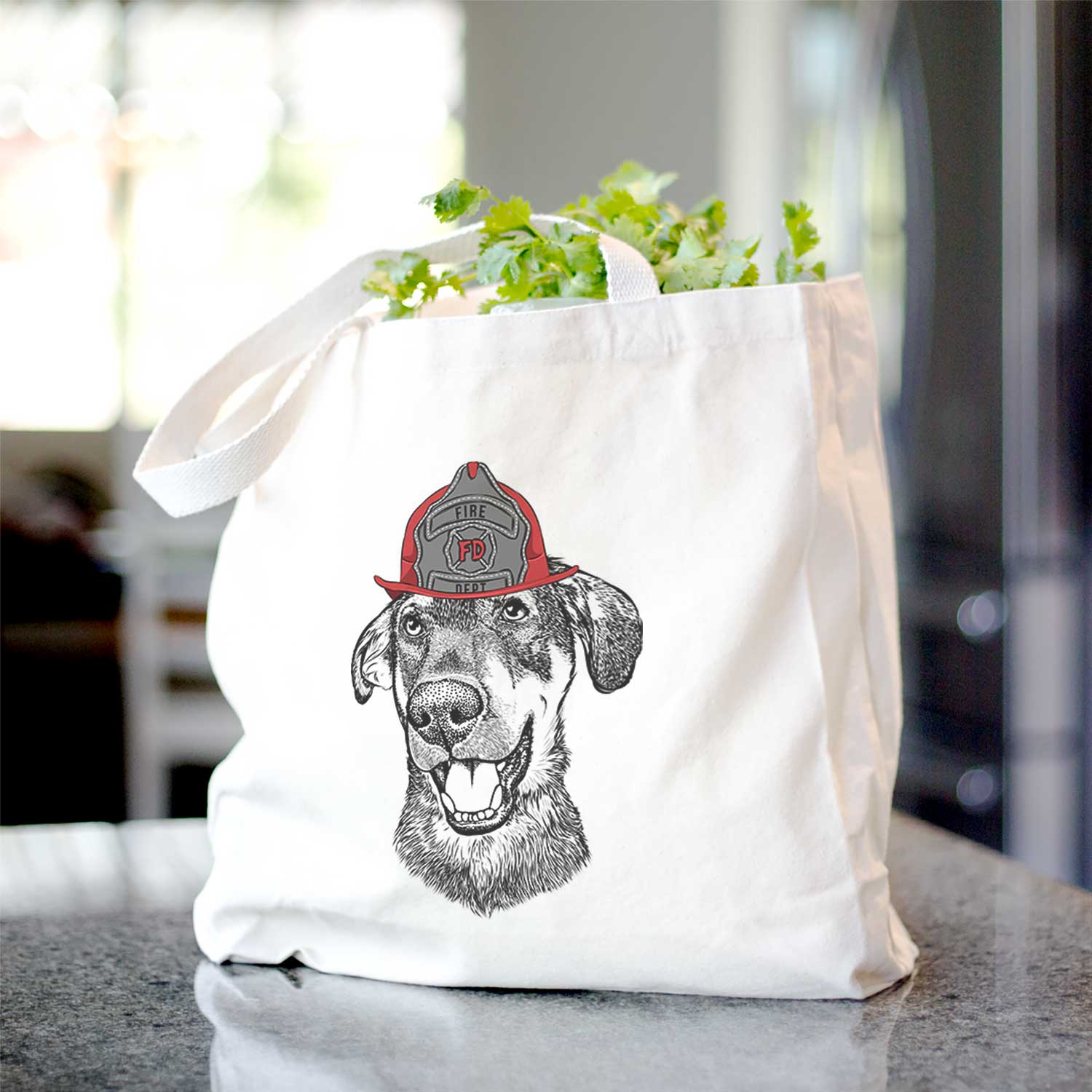 Jet the Mixed Breed - Tote Bag