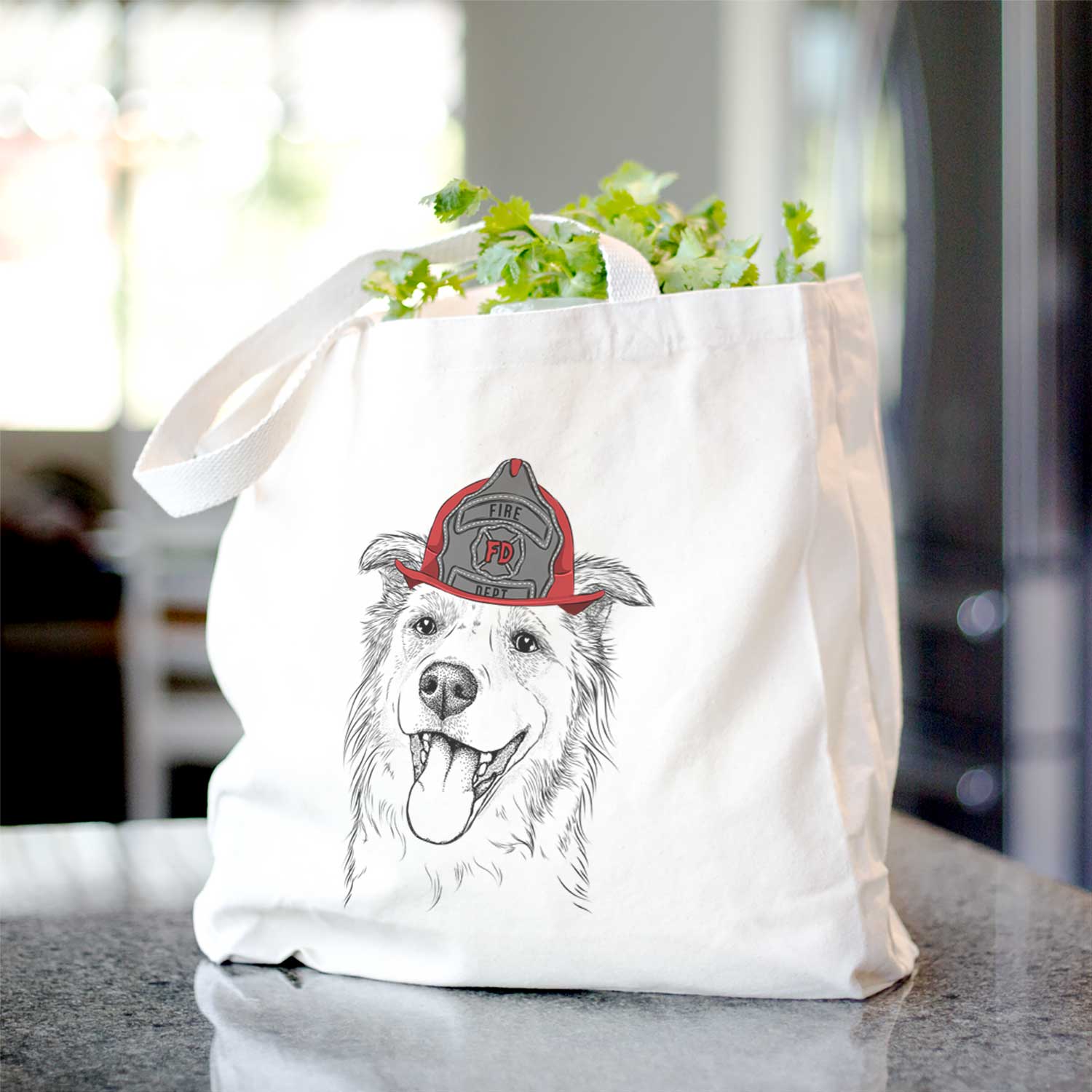 Macaroni the Border Collie - Tote Bag