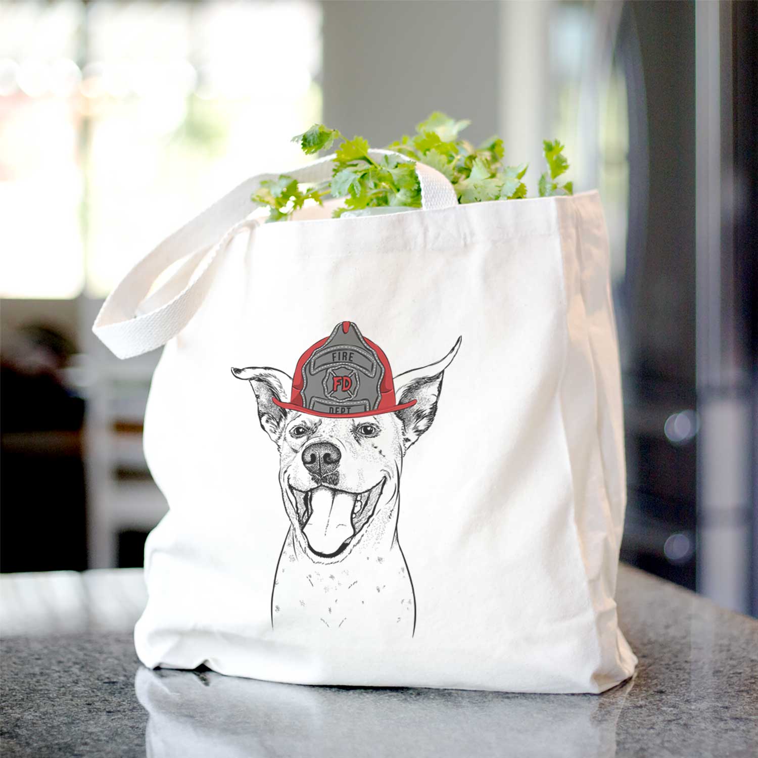 Maddie the Dalmatian Pitbull Mix - Tote Bag