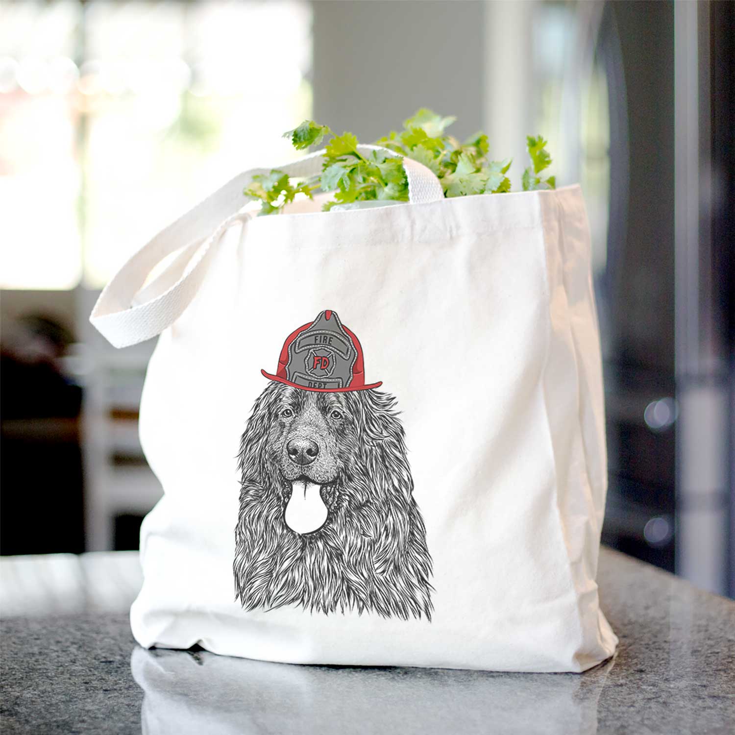 Neptune the Newfoundland - Tote Bag