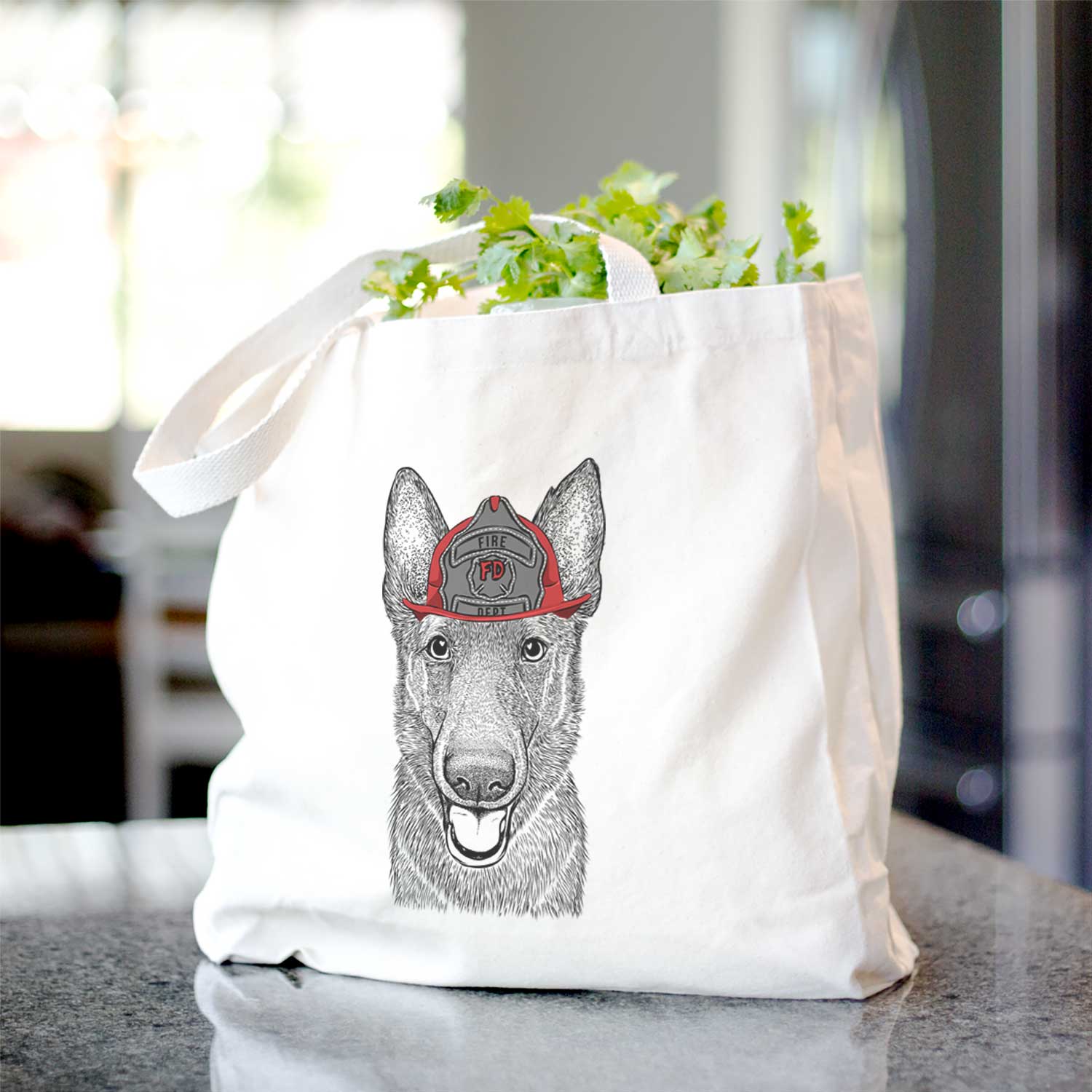 Nyx the German Shepherd - Tote Bag