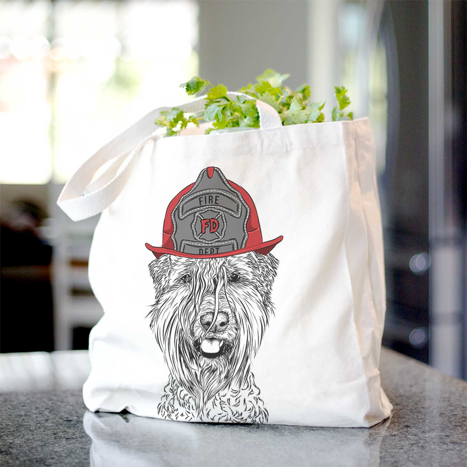 Pierre the Soft Coated Wheaten Terrier - Tote Bag