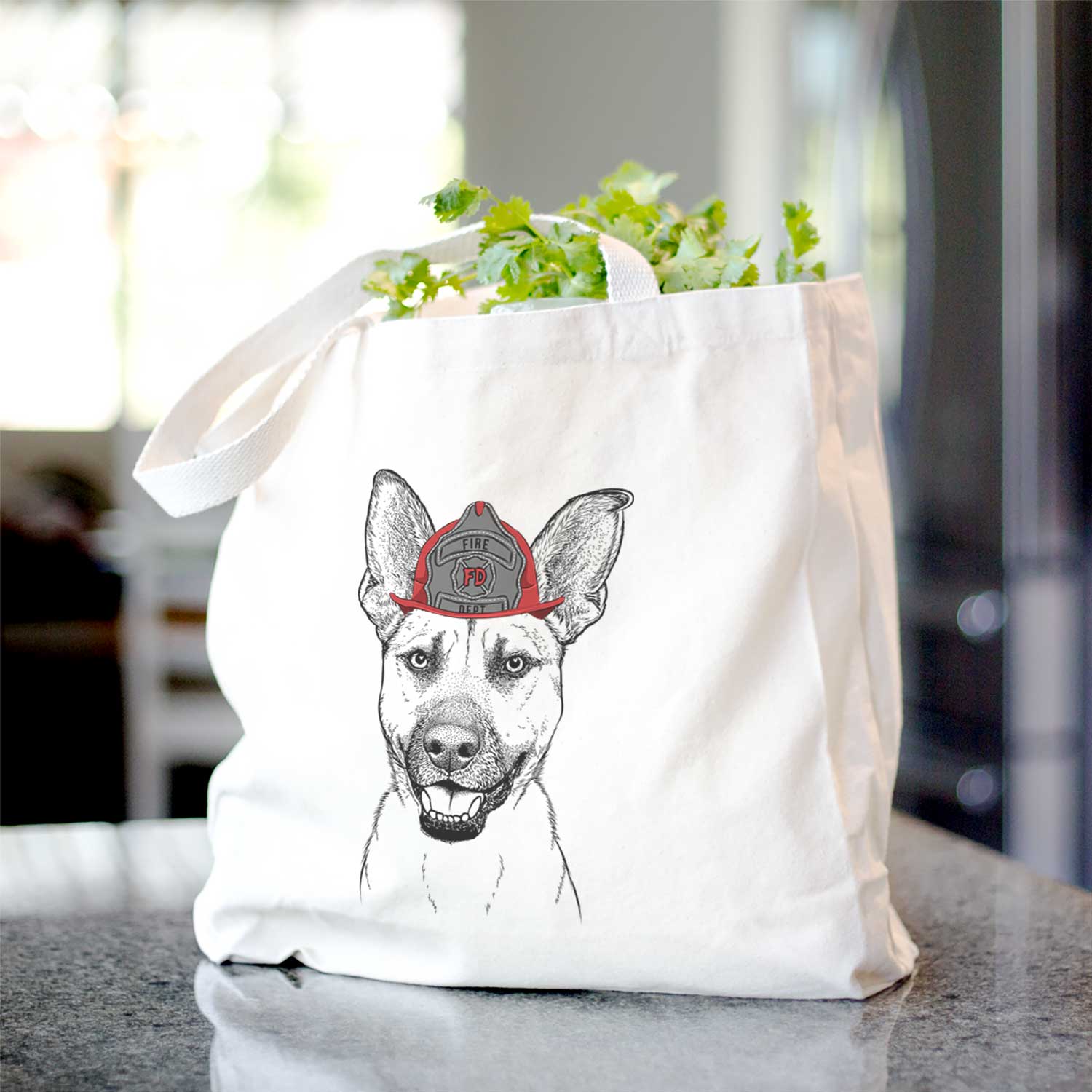 Remus the German Shepherd Mix - Tote Bag