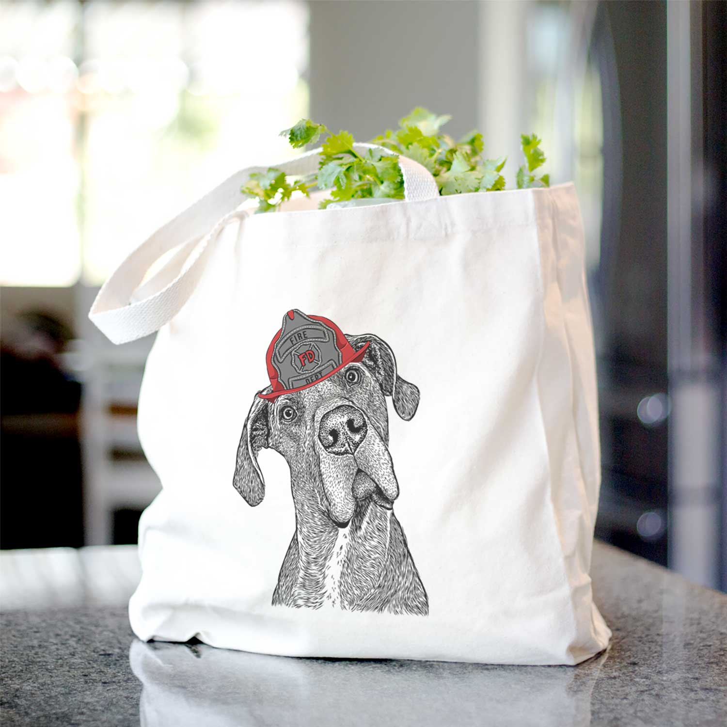 River the Great Dane - Tote Bag